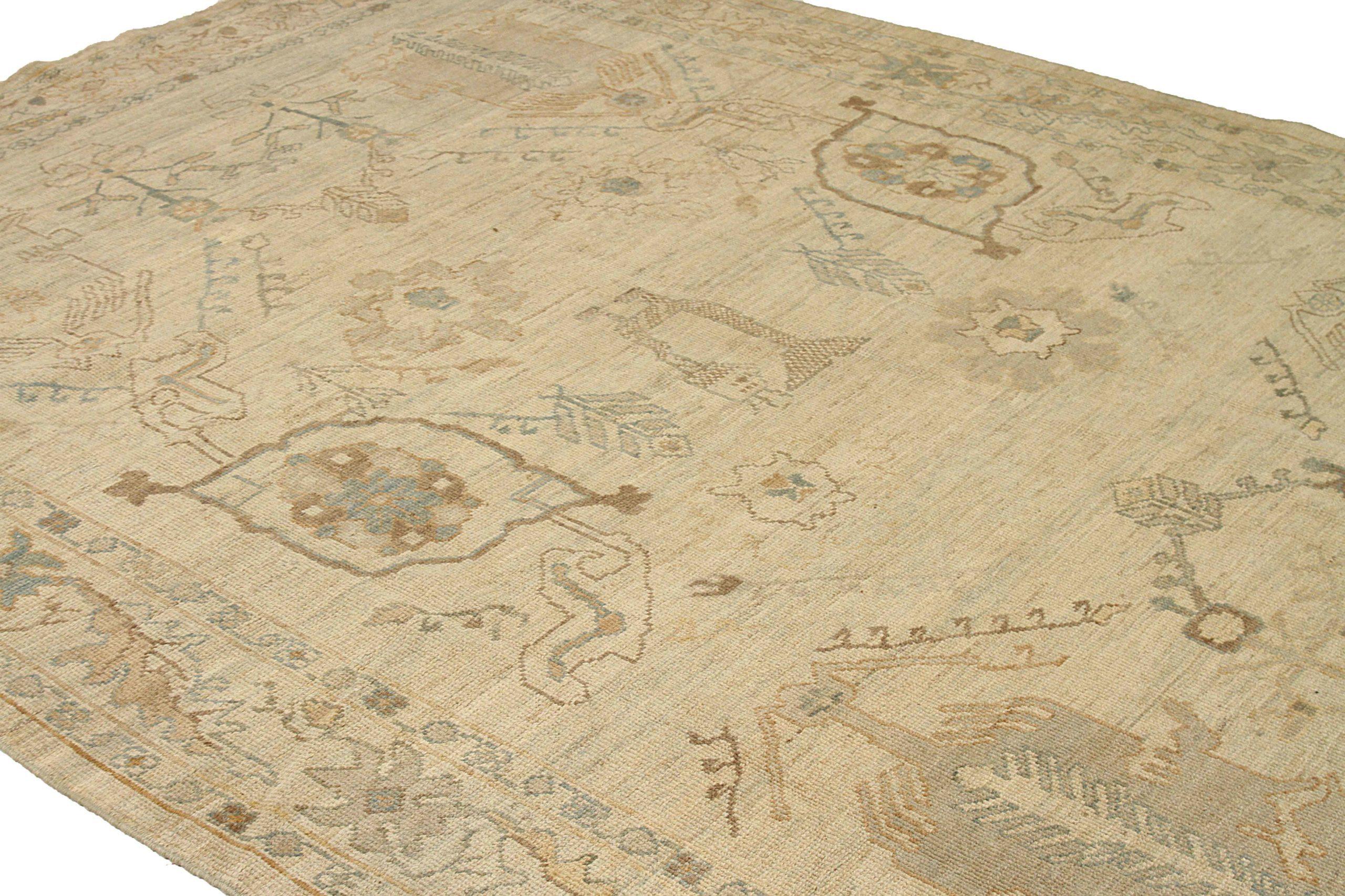 Alfombras Oushak Circa 1990 - 13865 en Excelente estado para la venta en Dallas, TX