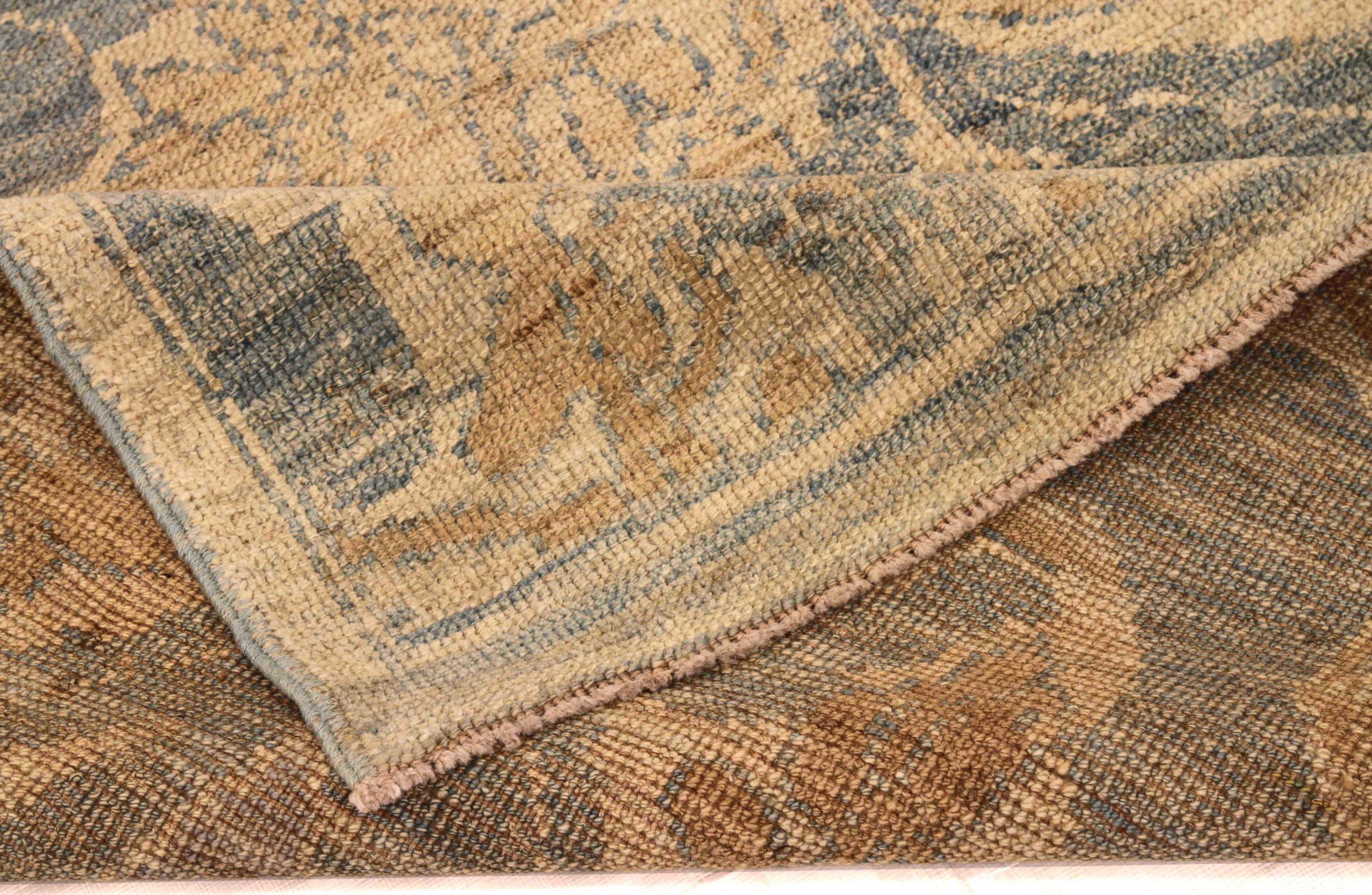 Oushak-Teppiche Circa 1990 - 53589 (Wolle) im Angebot