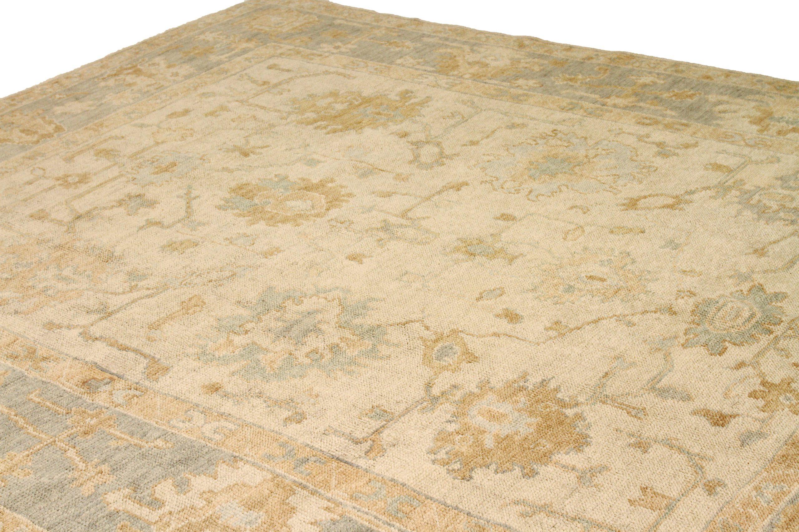 Oushak Area Rugs - 12916 In Excellent Condition For Sale In Dallas, TX