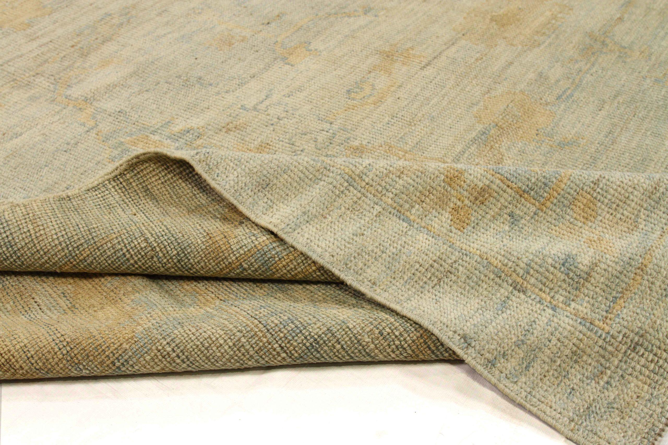 Oushak-Teppiche - 13895 (Wolle) im Angebot