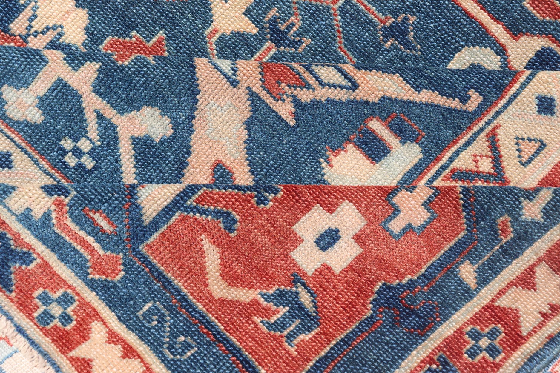 Keivan Woven Arts Fine Turkish Rug with Garus Design   9'1 x 11'8 For Sale 7