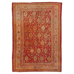 Oushak Carpet (5218), Late 19th Century