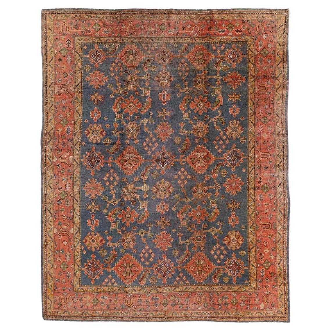 Tappeto Oushak (5582), fine XIX secolo