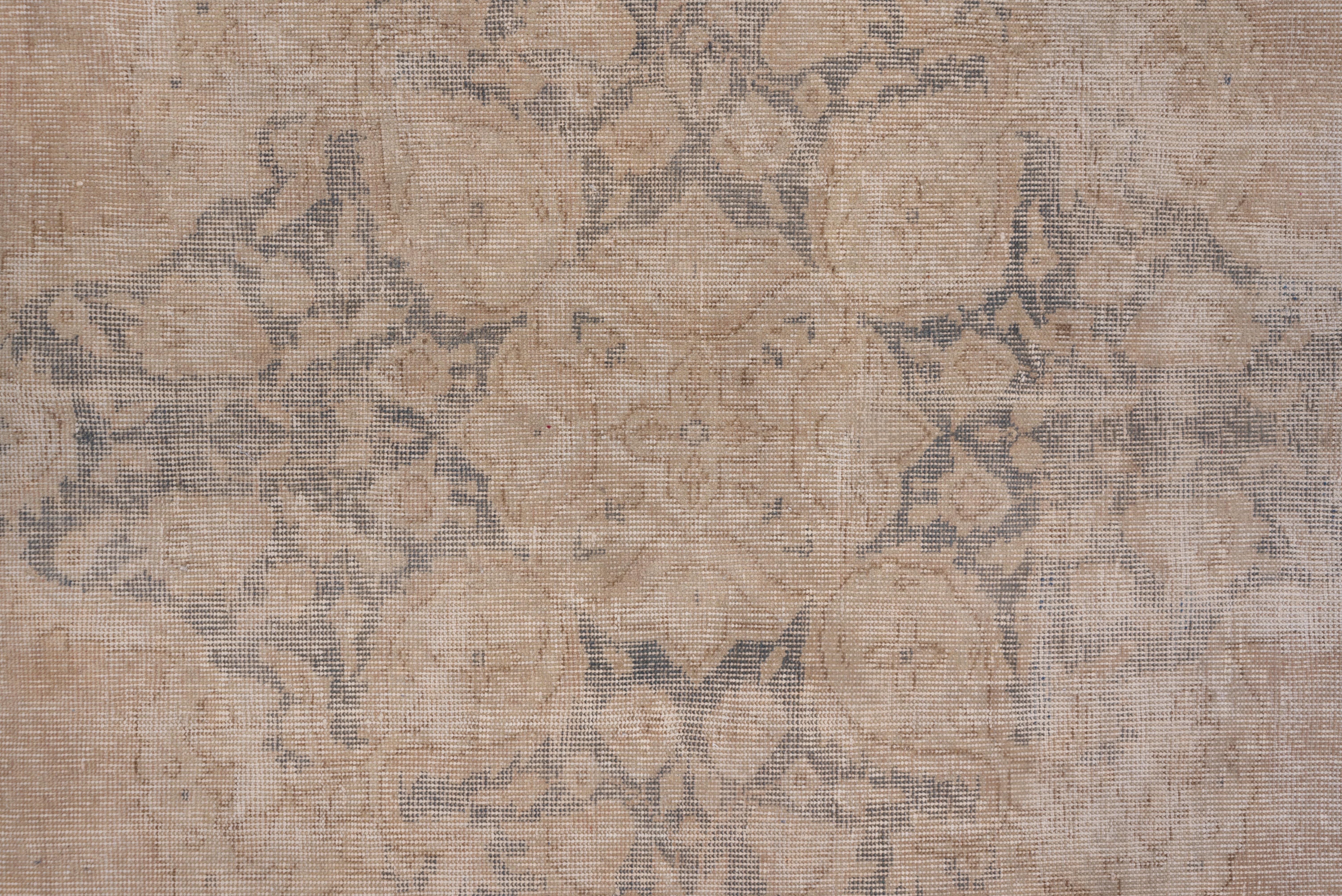 Turkish Oushak Carpet, Soft Palette, circa 1930s For Sale