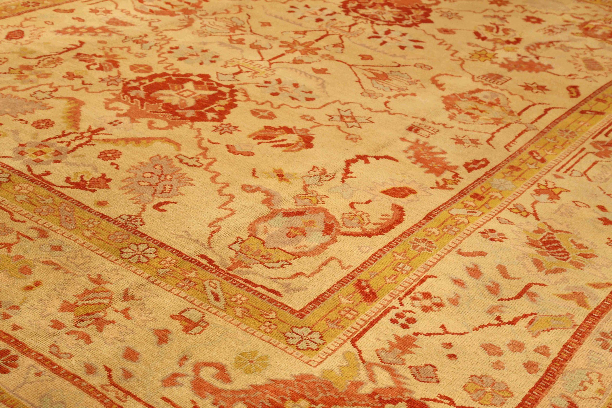 Oushak Circa 1990 - 13861 In condizioni ottime in vendita a Dallas, TX