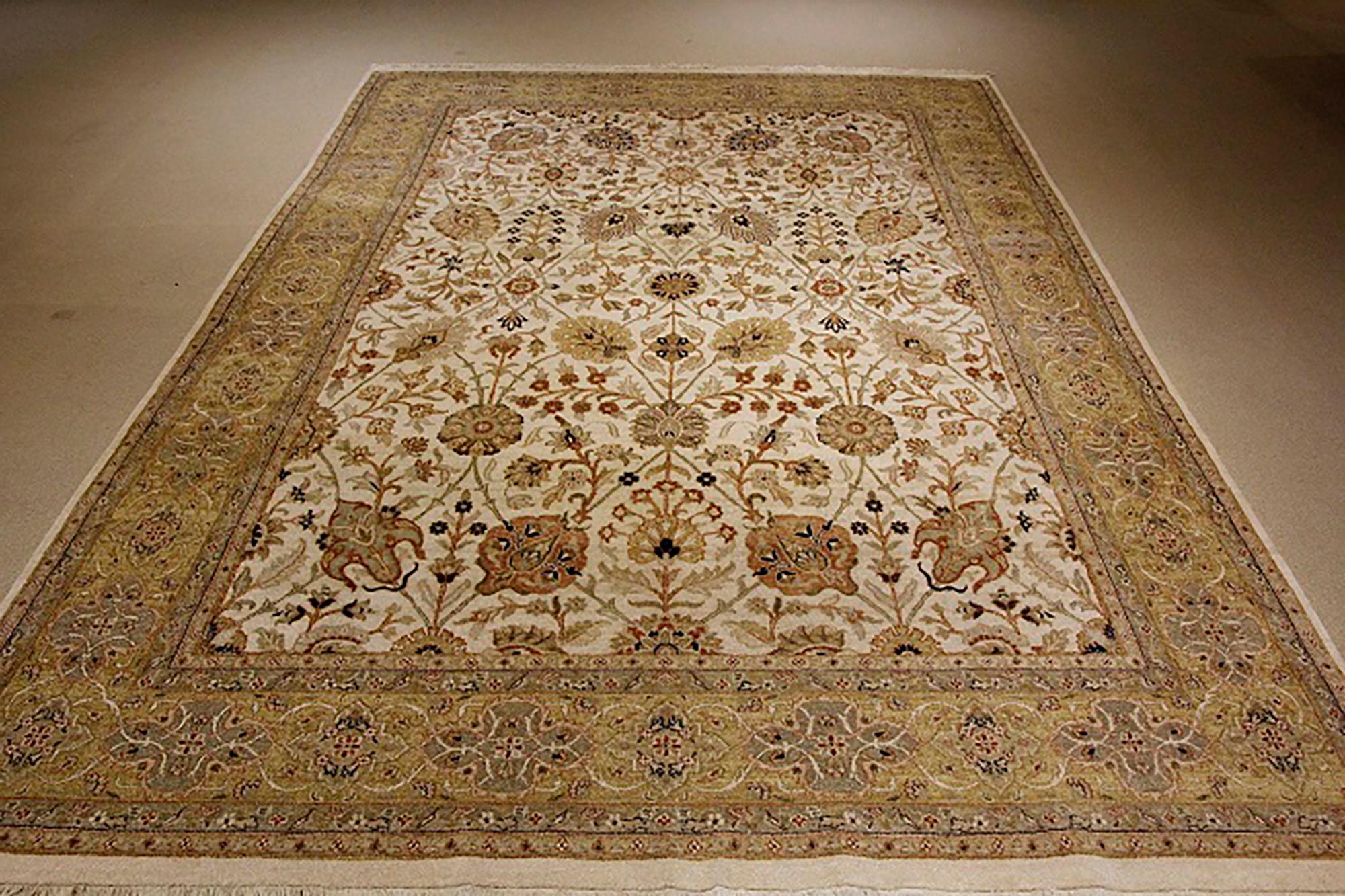 Indian Oushak Design Rug  For Sale