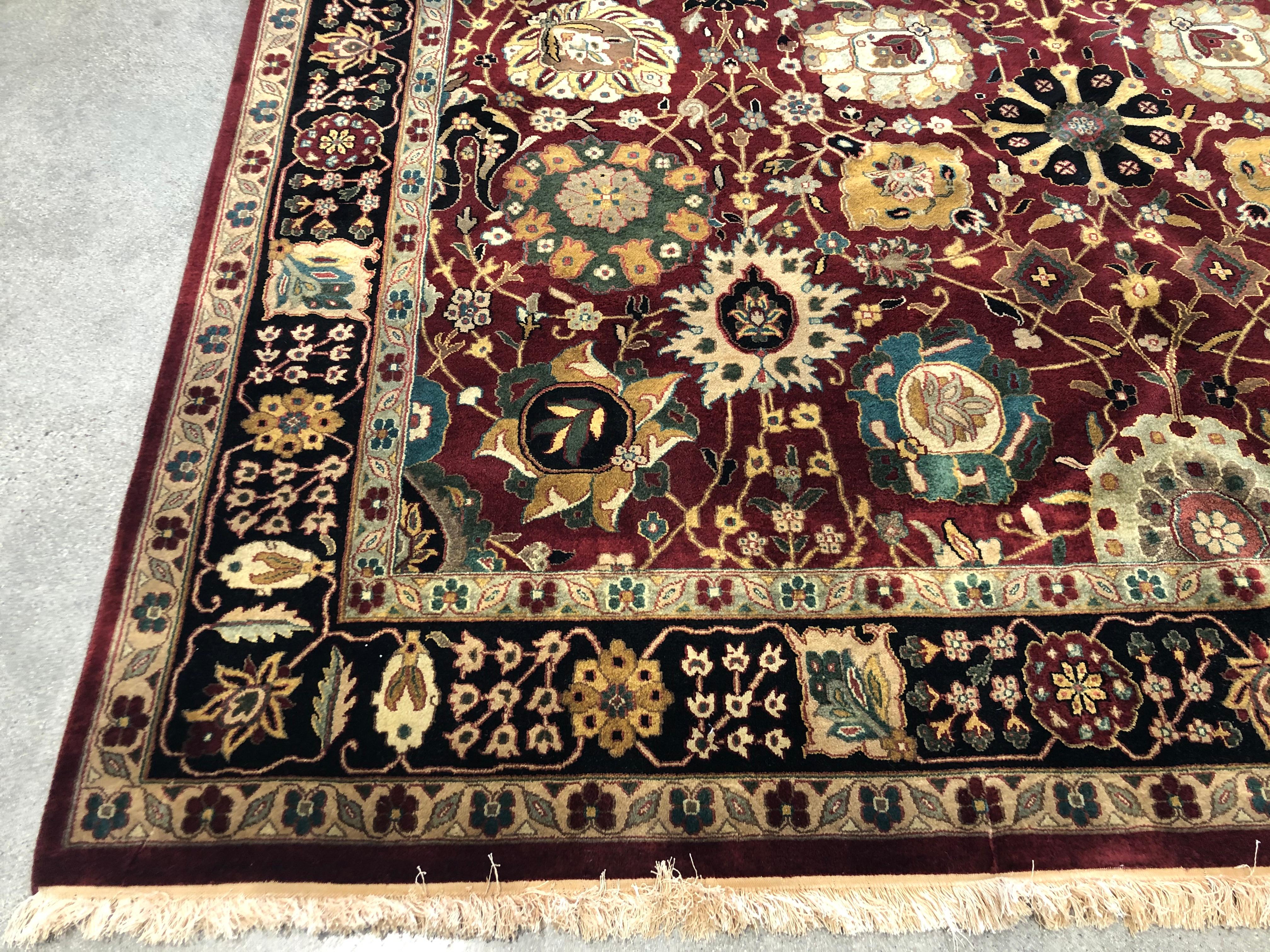 Indian Oushak Design Rug  For Sale