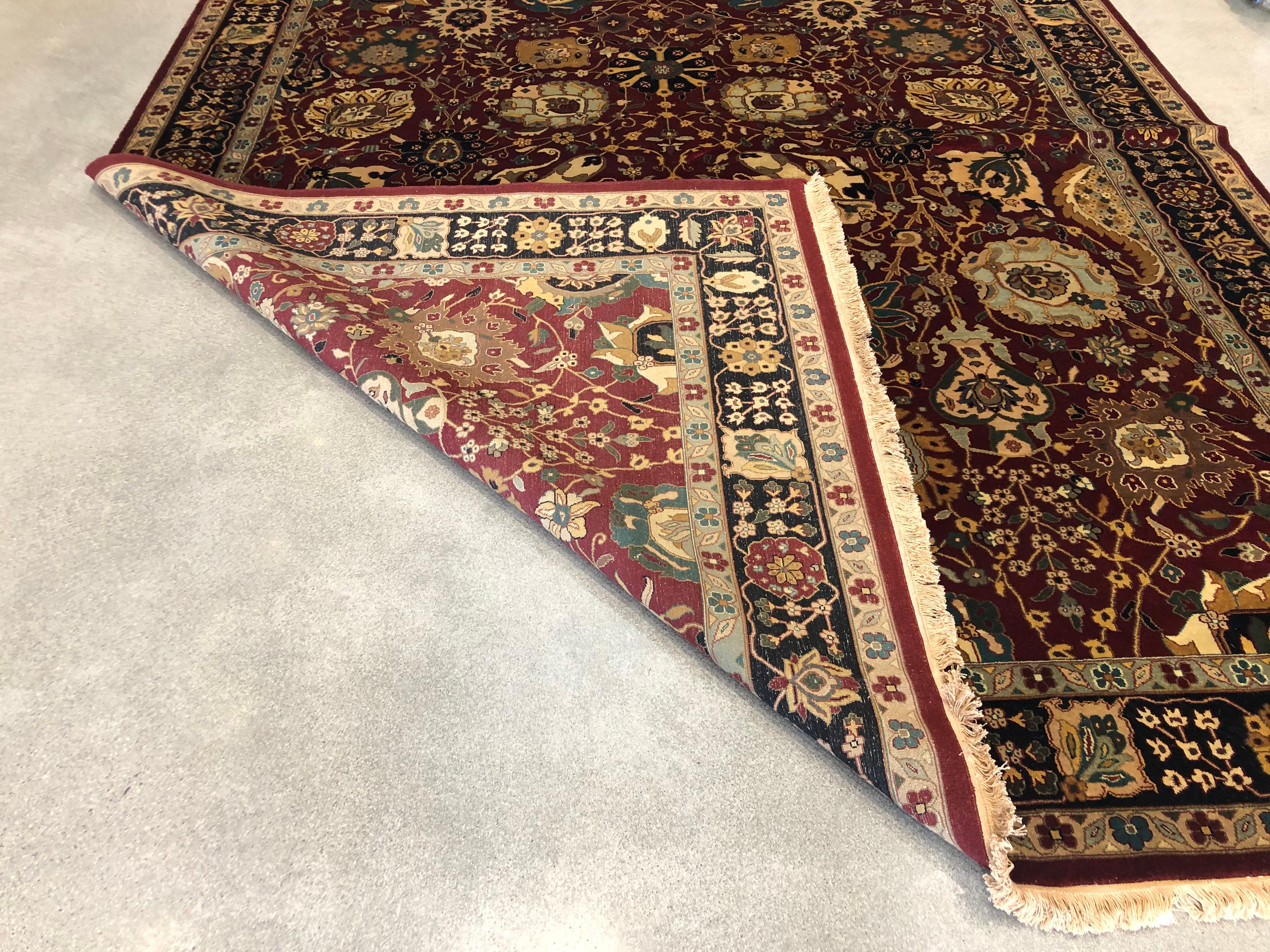 Oushak Design-Teppich (Handgeknüpft) im Angebot
