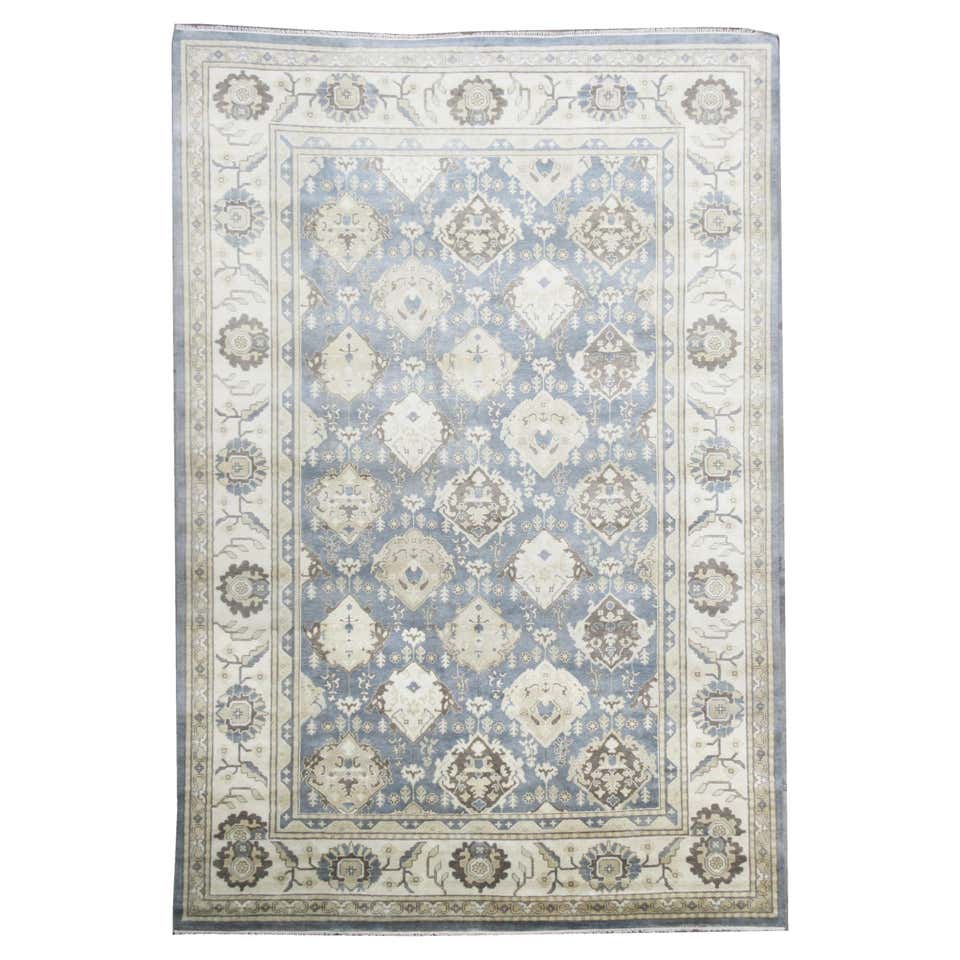 Hand-Knotted Stark Rug For Sale at 1stDibs