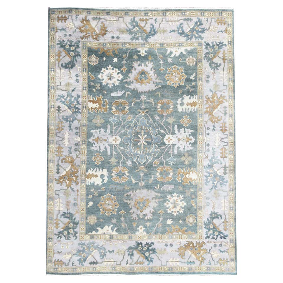 Hand-Knotted Stark Rug For Sale at 1stDibs