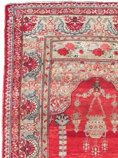 Oushak Prayer Rug, Late 19th Century