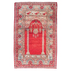 Oushak Prayer Rug, Late 19th Century