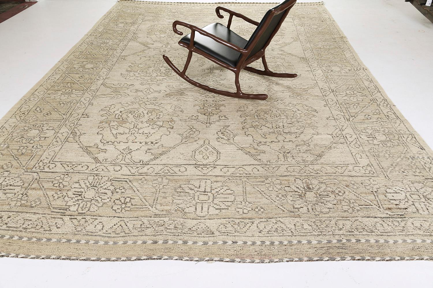 Oushak Revival, Seasons by Mehraban Rugs In New Condition For Sale In WEST HOLLYWOOD, CA