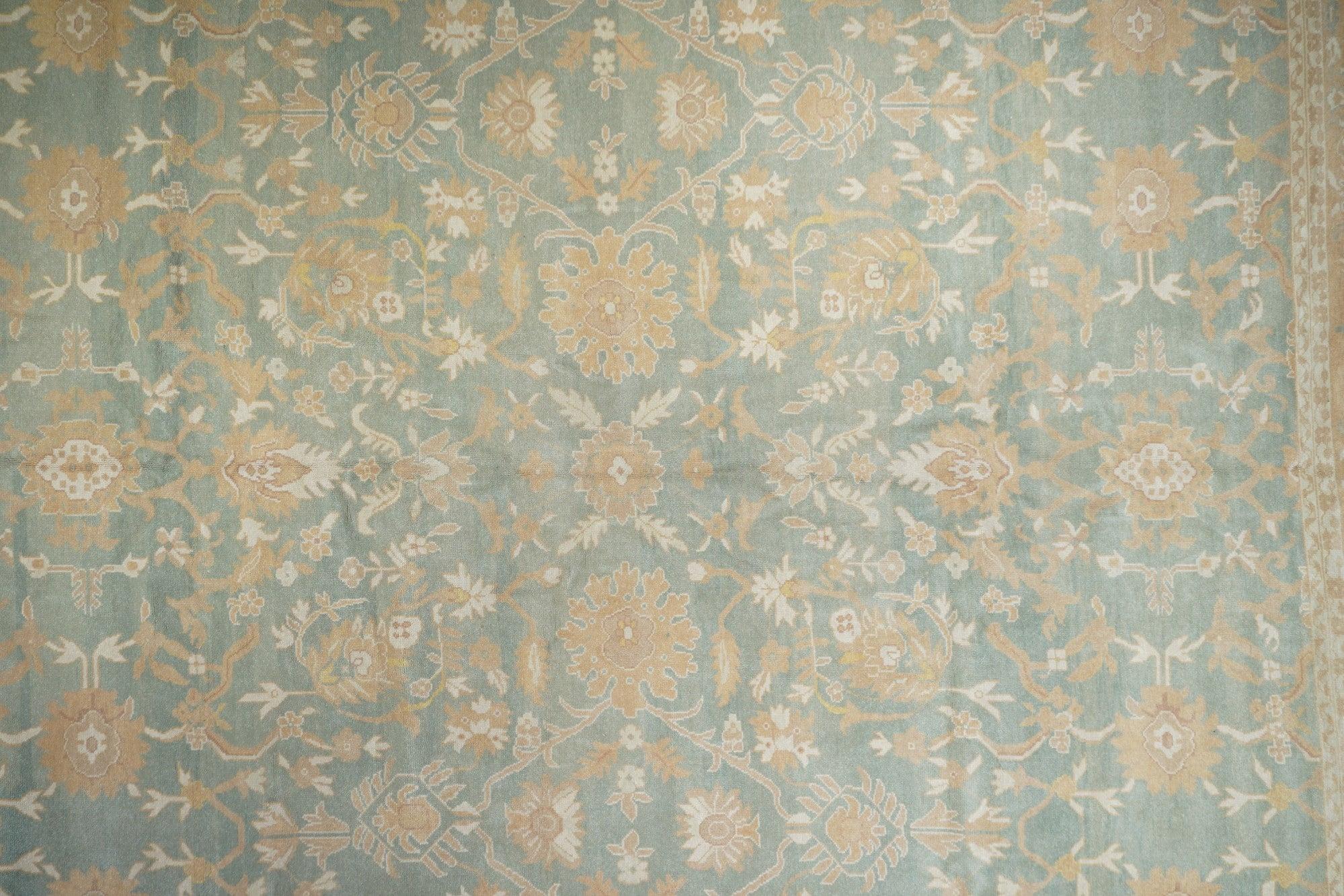 Oushak-Teppich 12'1'' x 15'2'' (Türkisch) im Angebot
