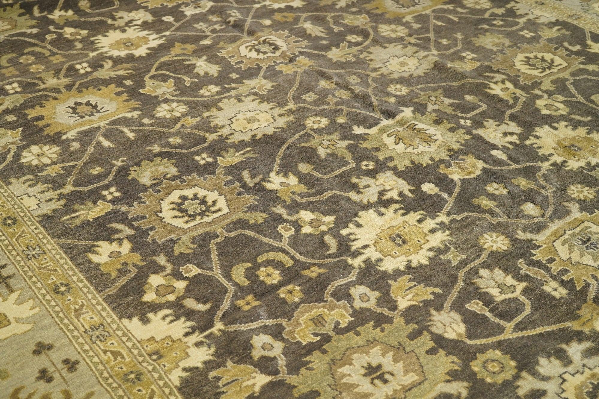 XXI secolo e contemporaneo Tappeto Oushak 12'2'' x 15'4'' in vendita