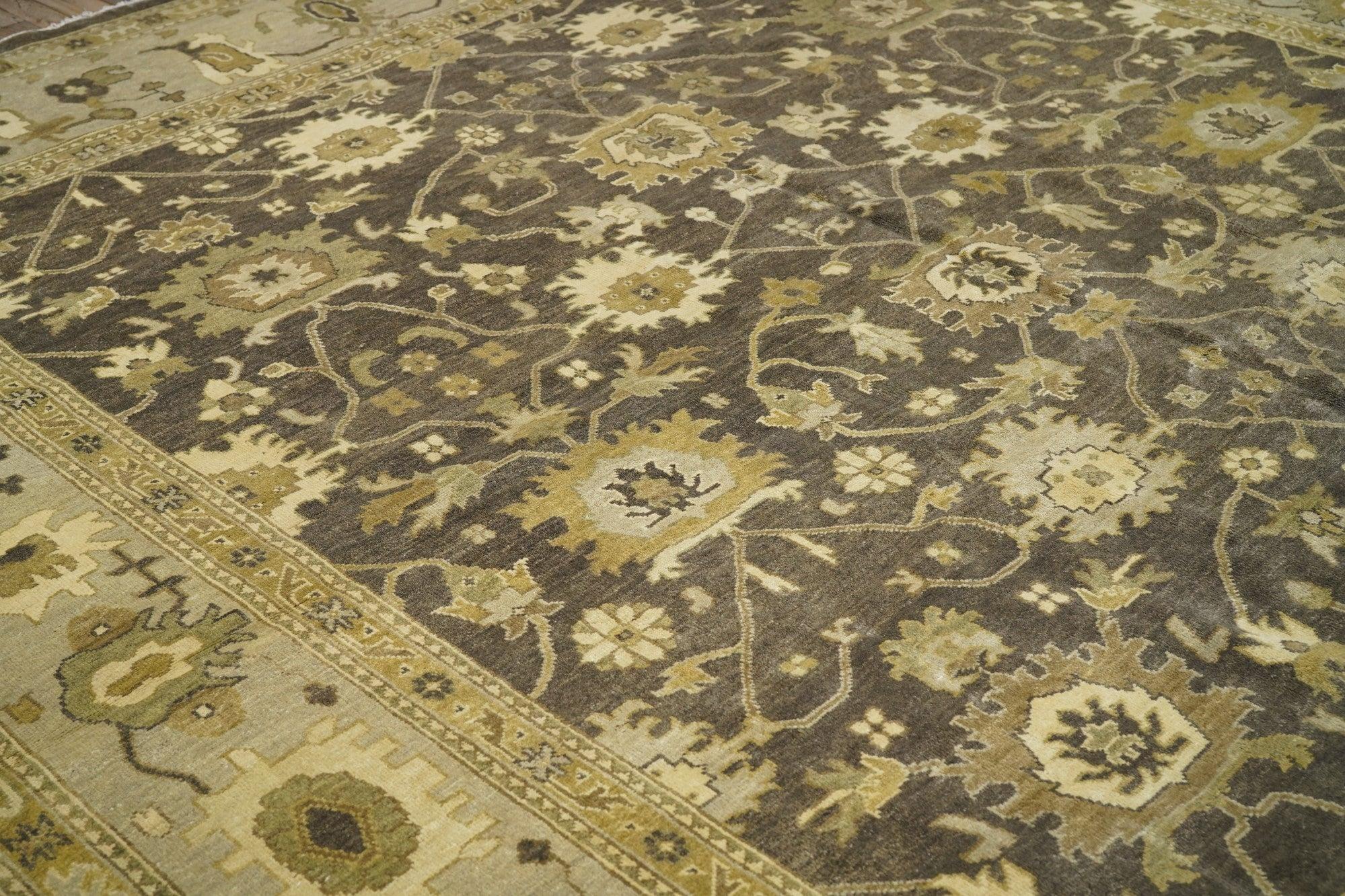 Tappeto Oushak 12'2'' x 15'4'' in vendita 2