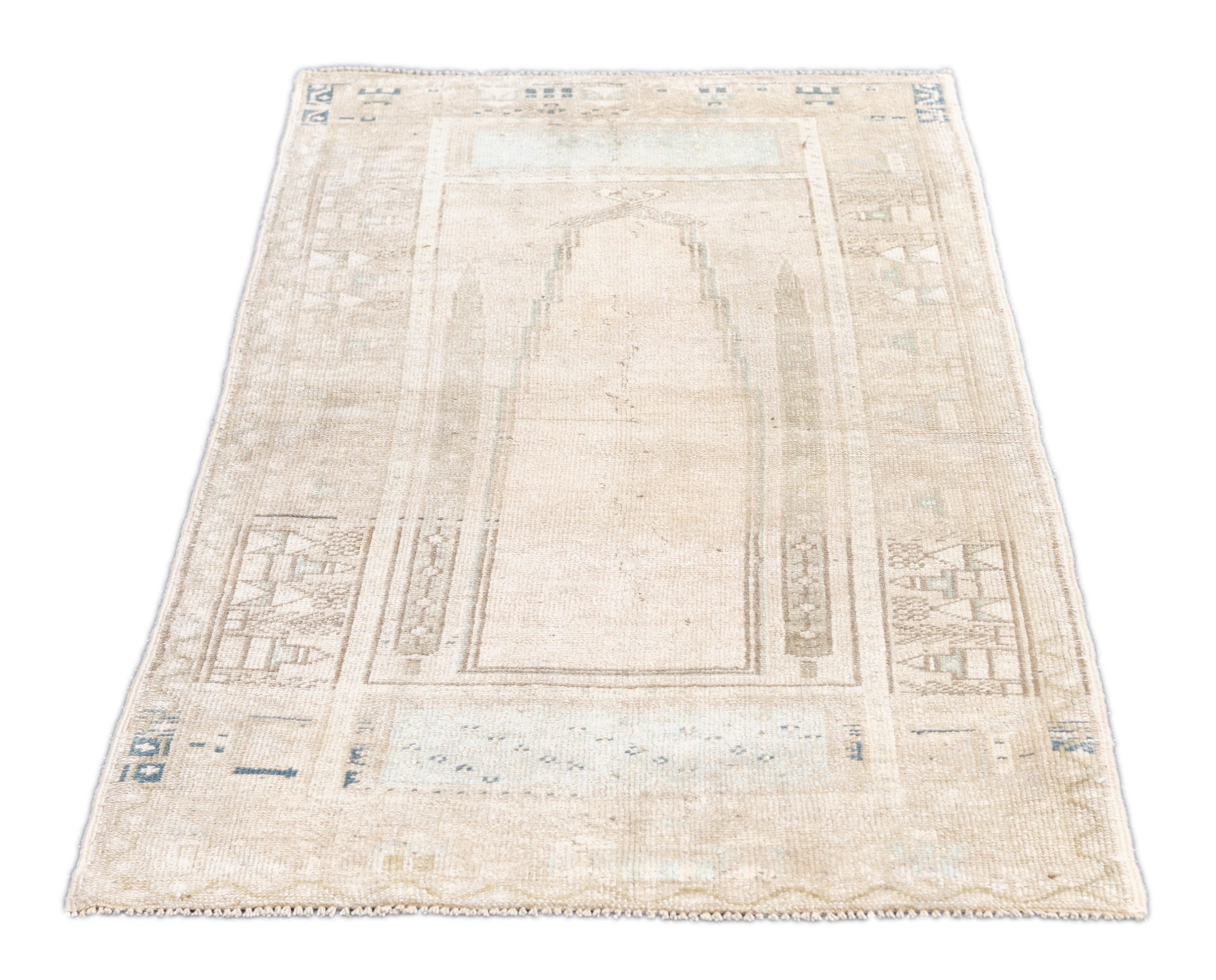 Oushak-Teppich 2'10'' x 4'9'' im Angebot 3