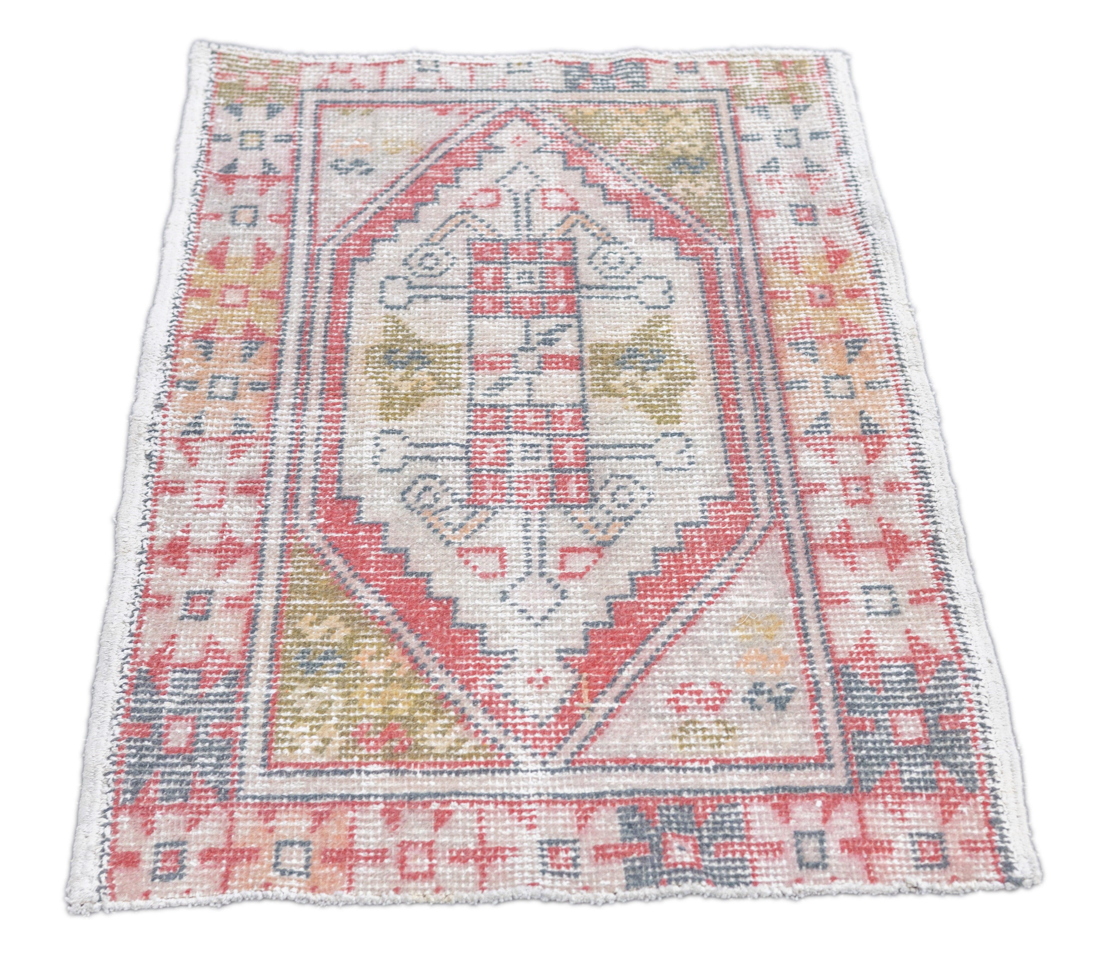 Oushak-Teppich 2'5'' x 3'9'' (Wolle) im Angebot