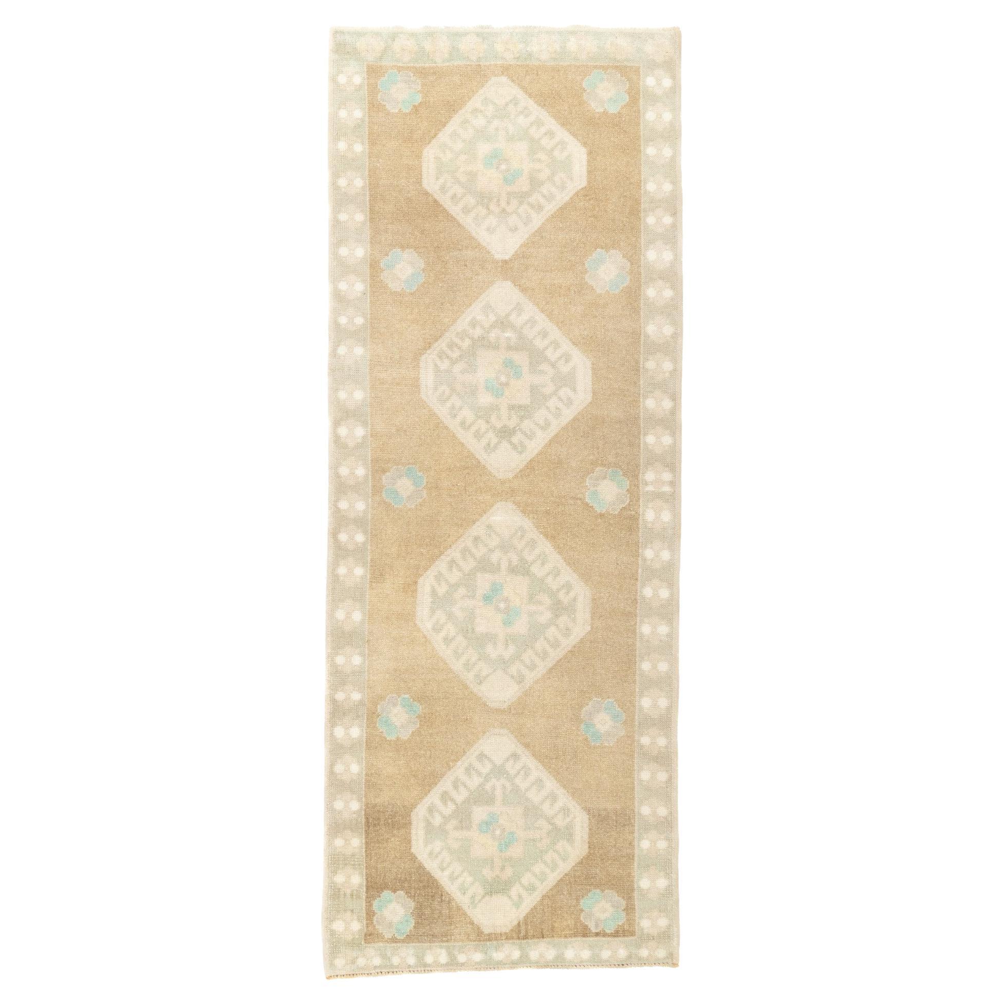 Oushak Rug 2'8'' x 7'0" For Sale
