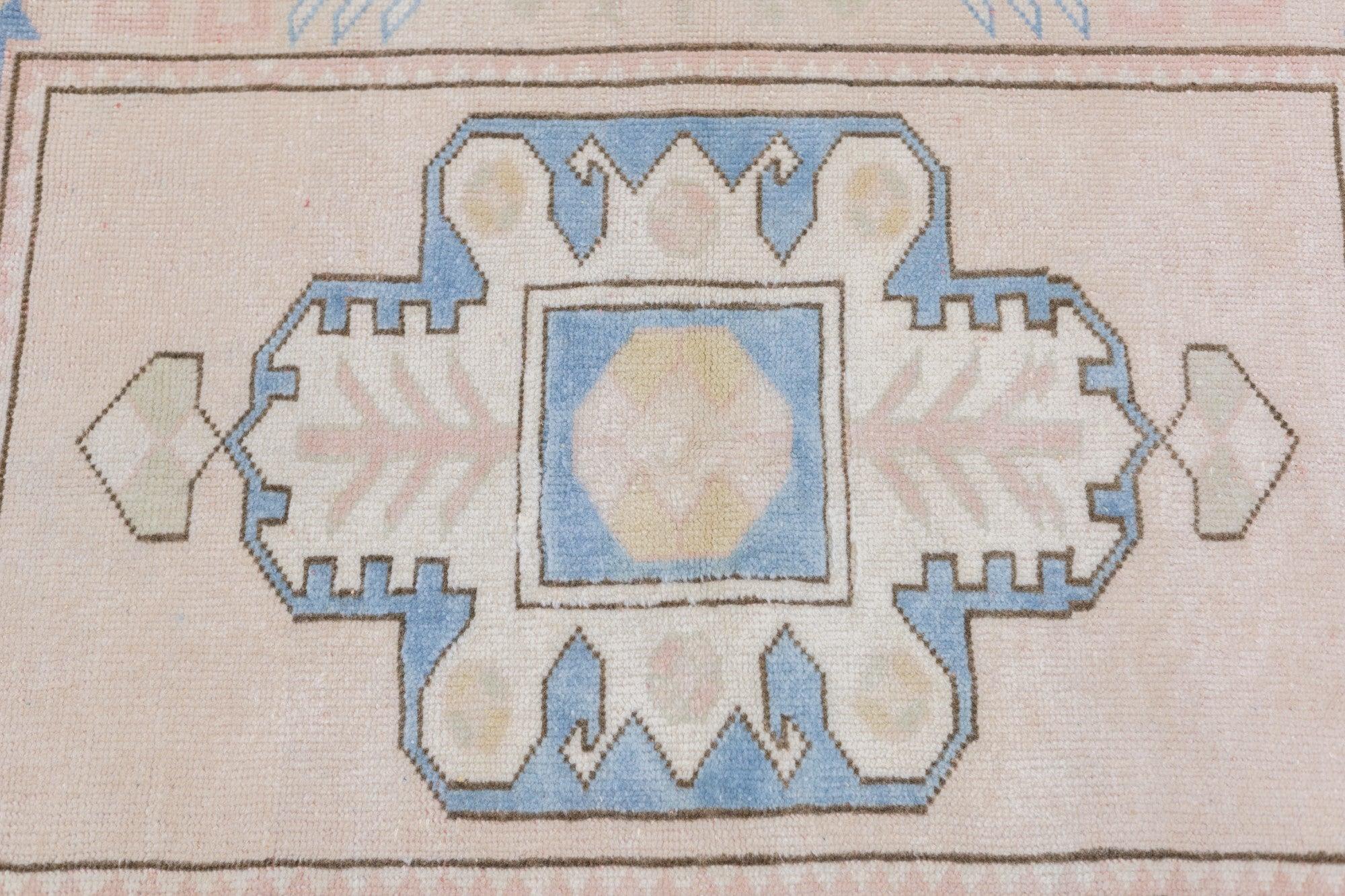 Tappeto Oushak 3'0'' x 3'11'' in vendita 4