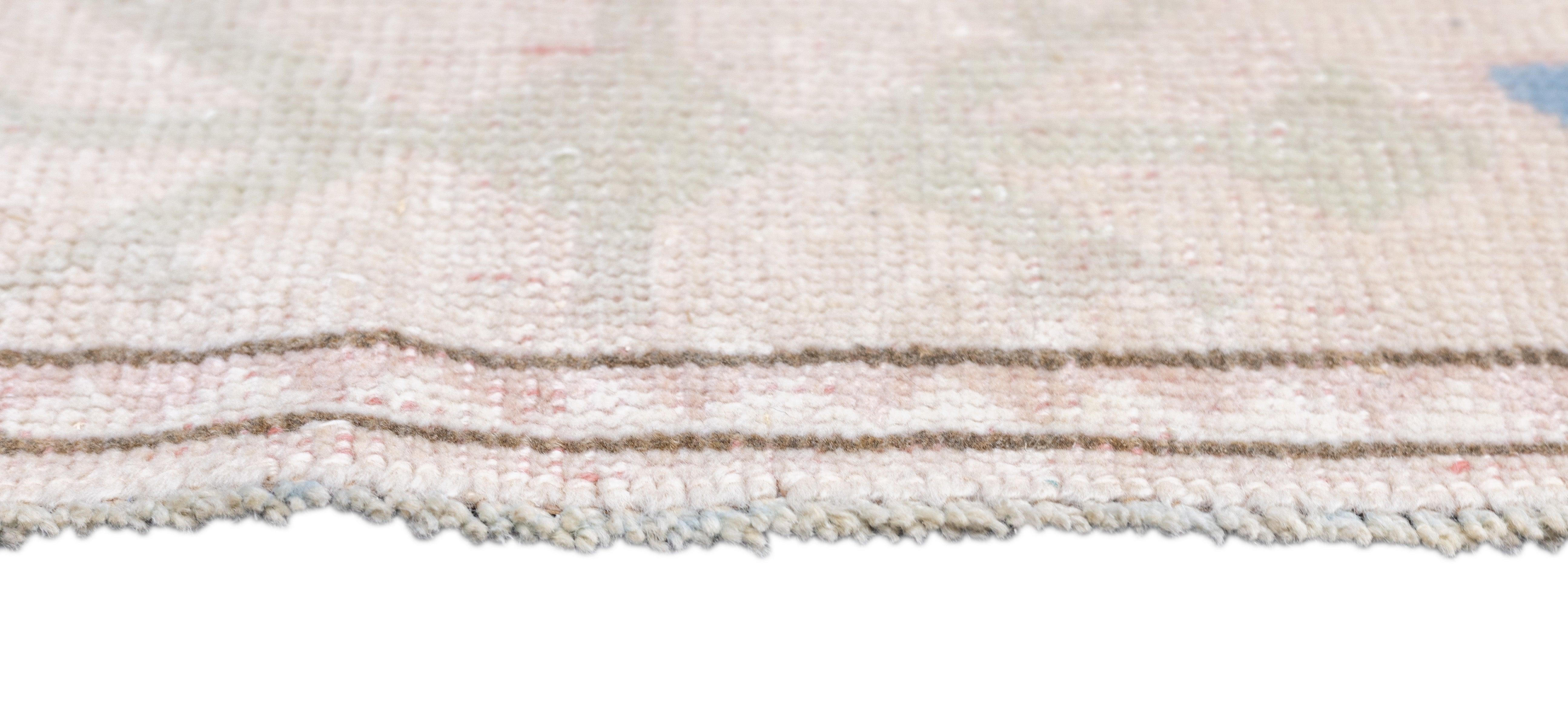 XXI secolo e contemporaneo Tappeto Oushak 3'0'' x 3'11'' in vendita