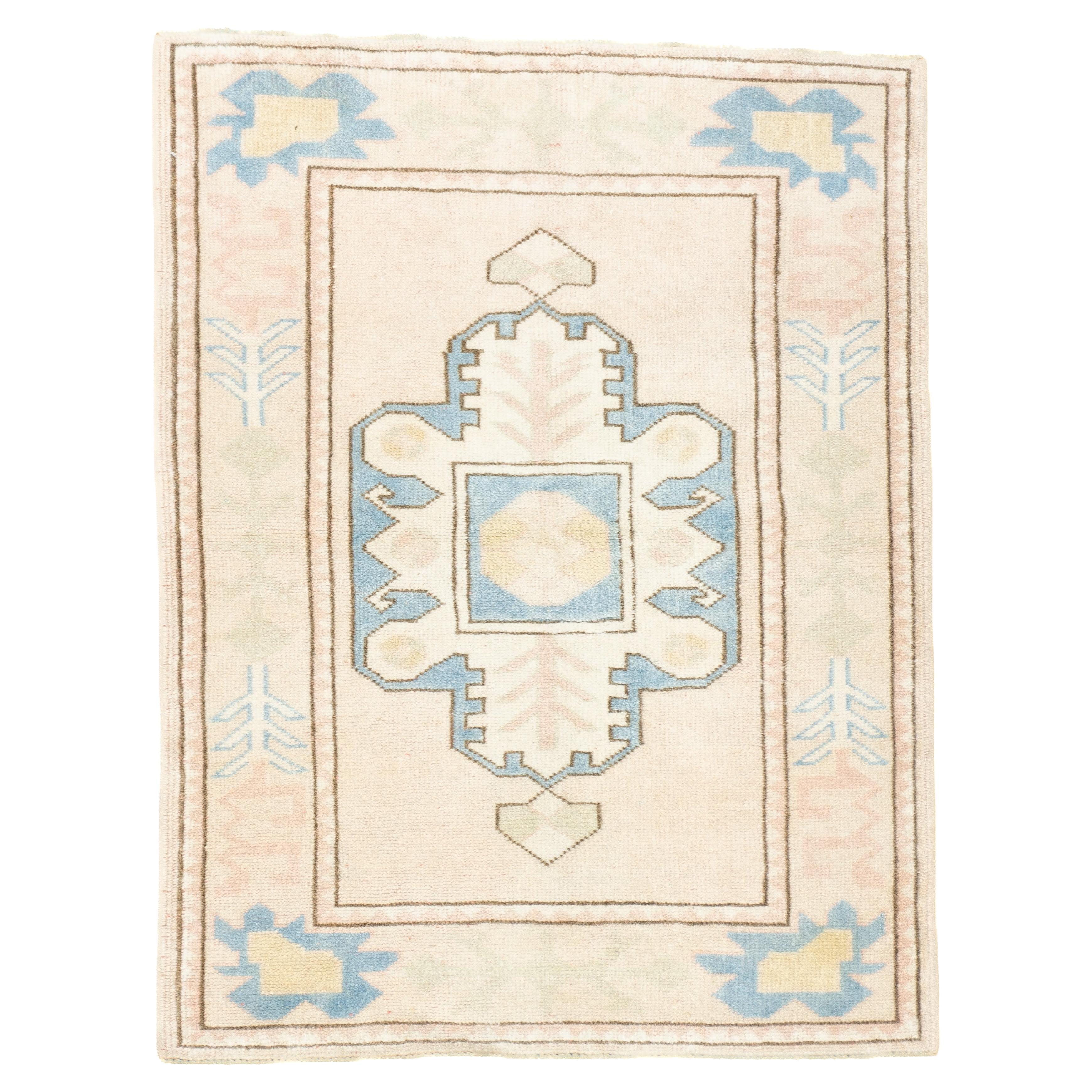 Oushak-Teppich 3'0" x 3'11''