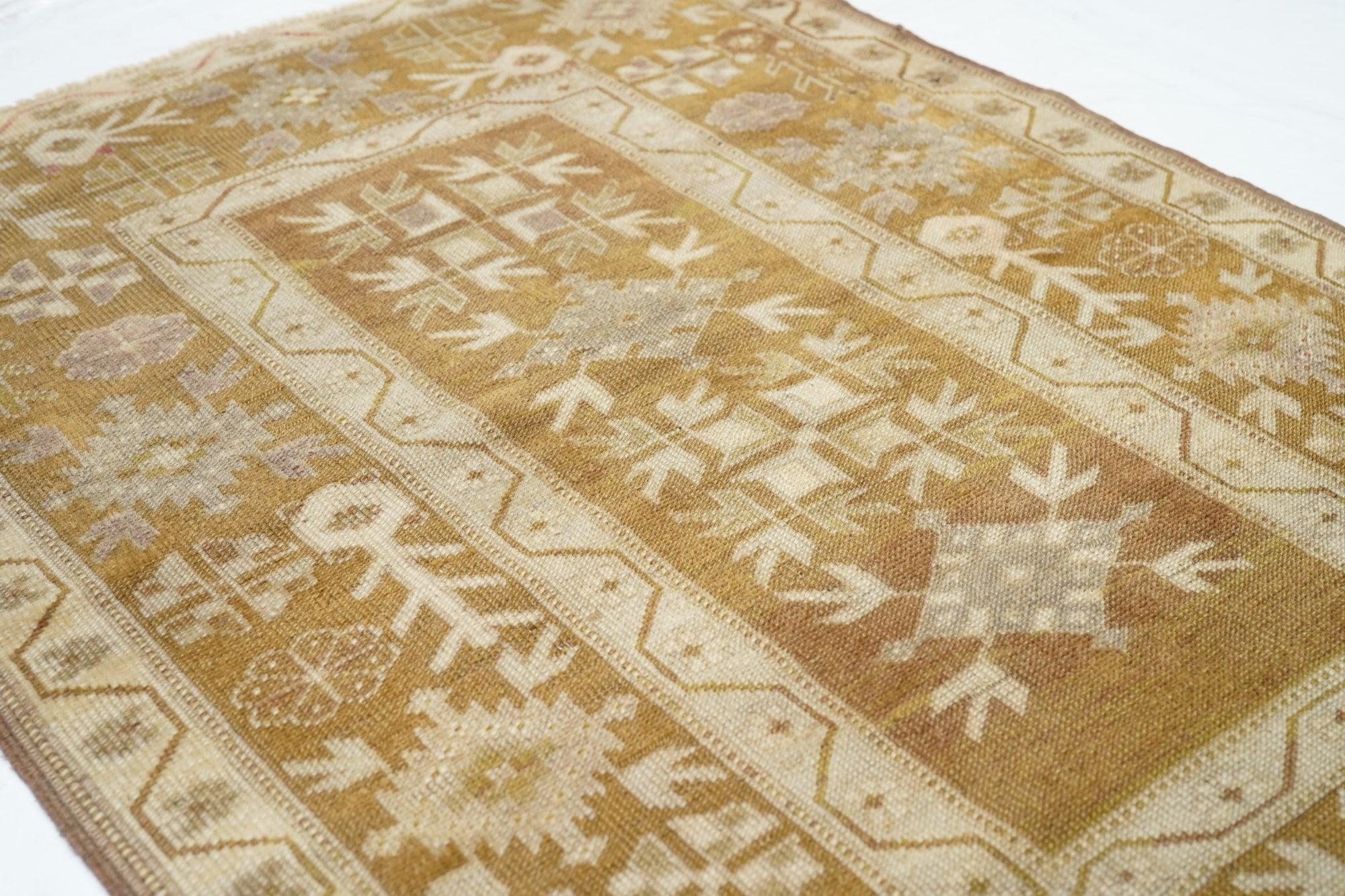 Wool Oushak Rug 3'0