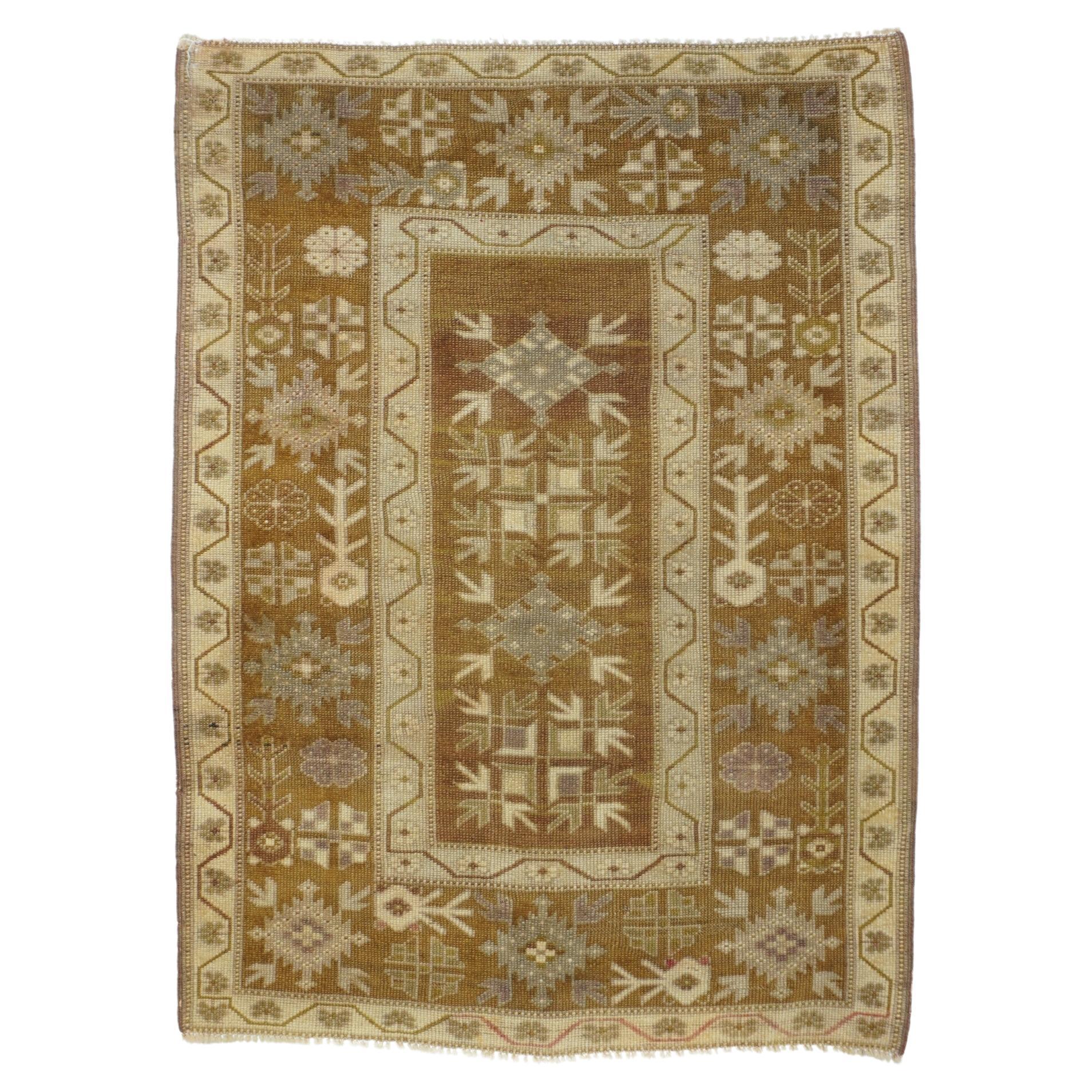 Oushak Rug 3'0" x 4'2'' For Sale