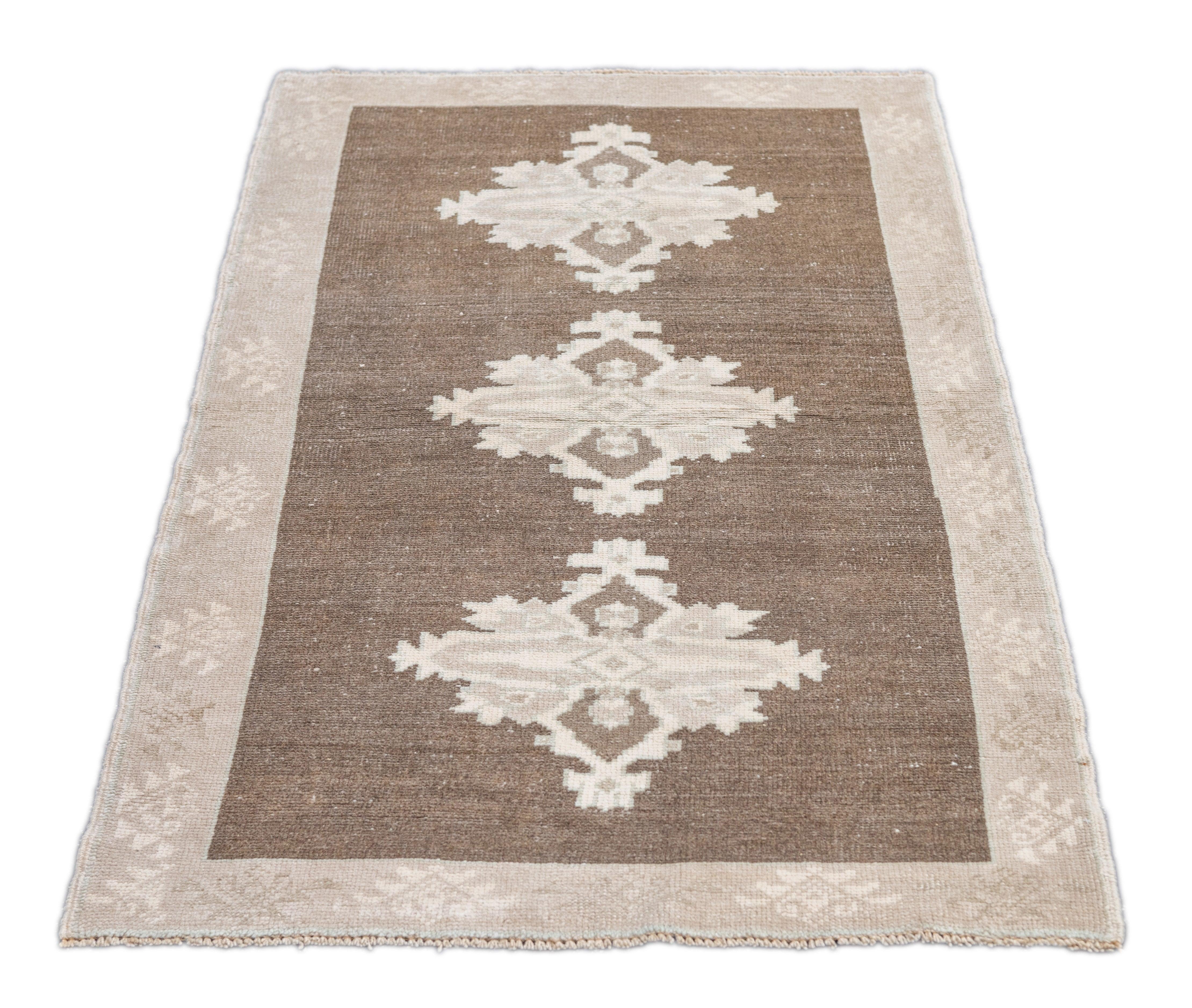 Lana Tappeto Oushak 3'0'' x 5'1'' in vendita