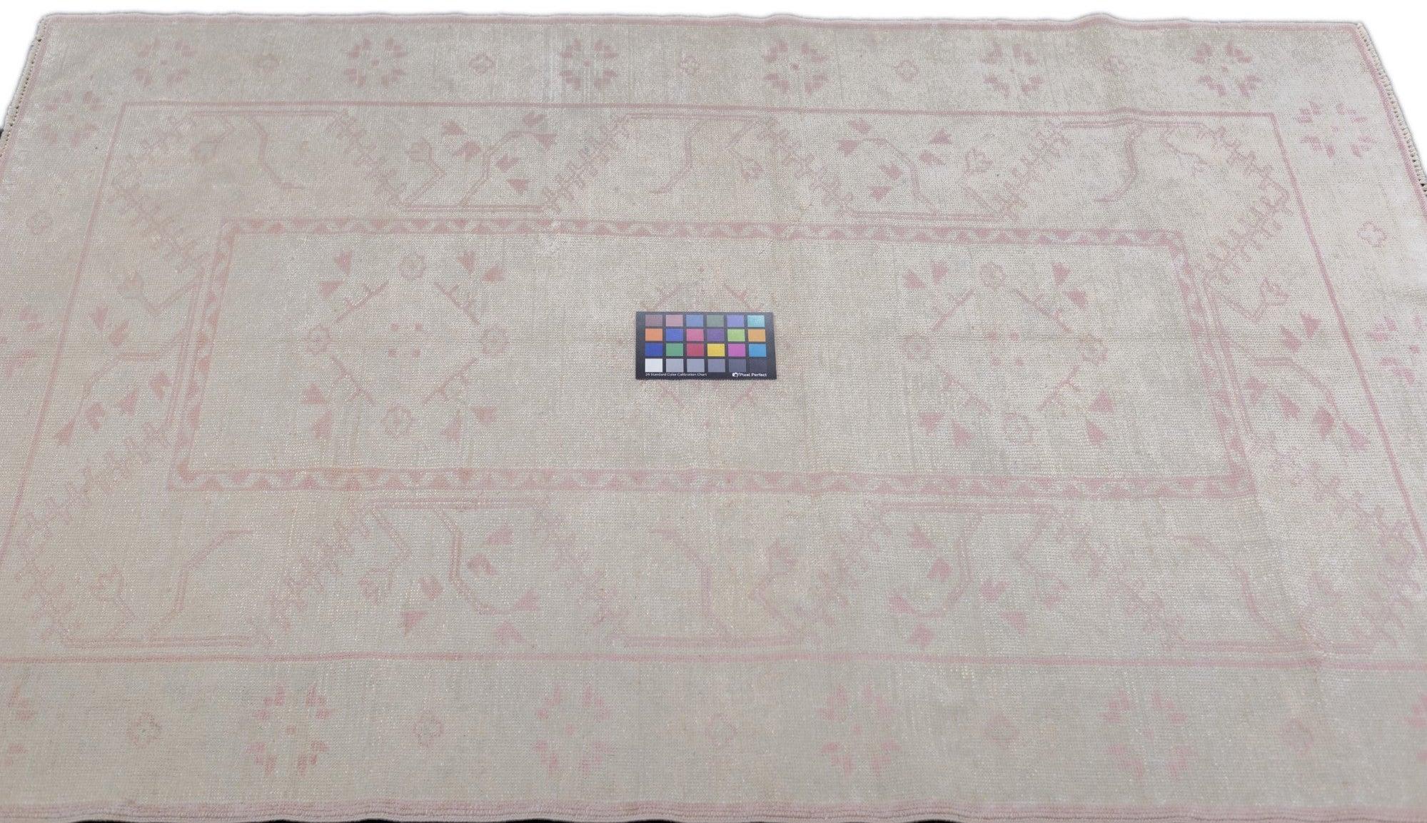 Oushak-Teppich 3'11'' x 5'7'' im Angebot 4