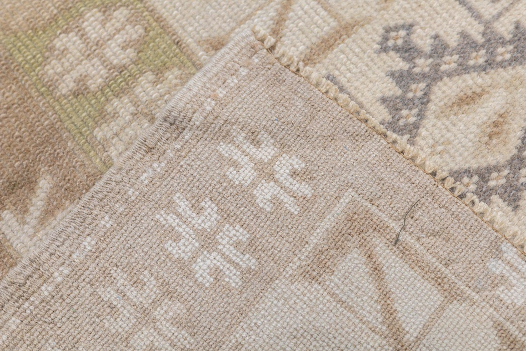 Oushak-Teppich 3'2'' x 4'2'' im Angebot 6