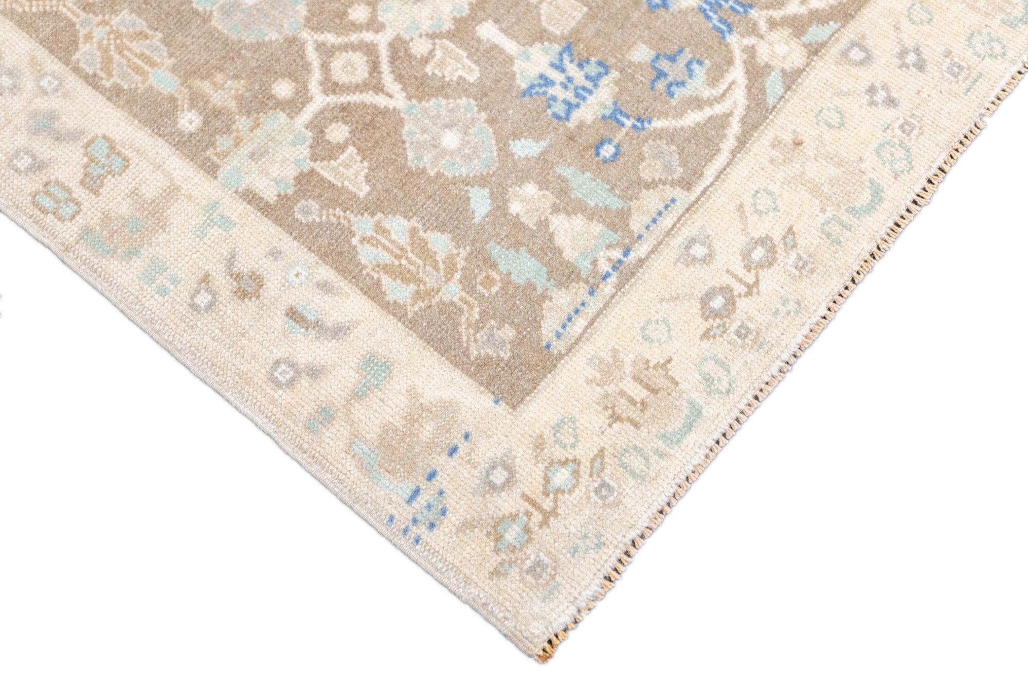 Turc Tapis Oushak 3'7'' x 6'4'' en vente