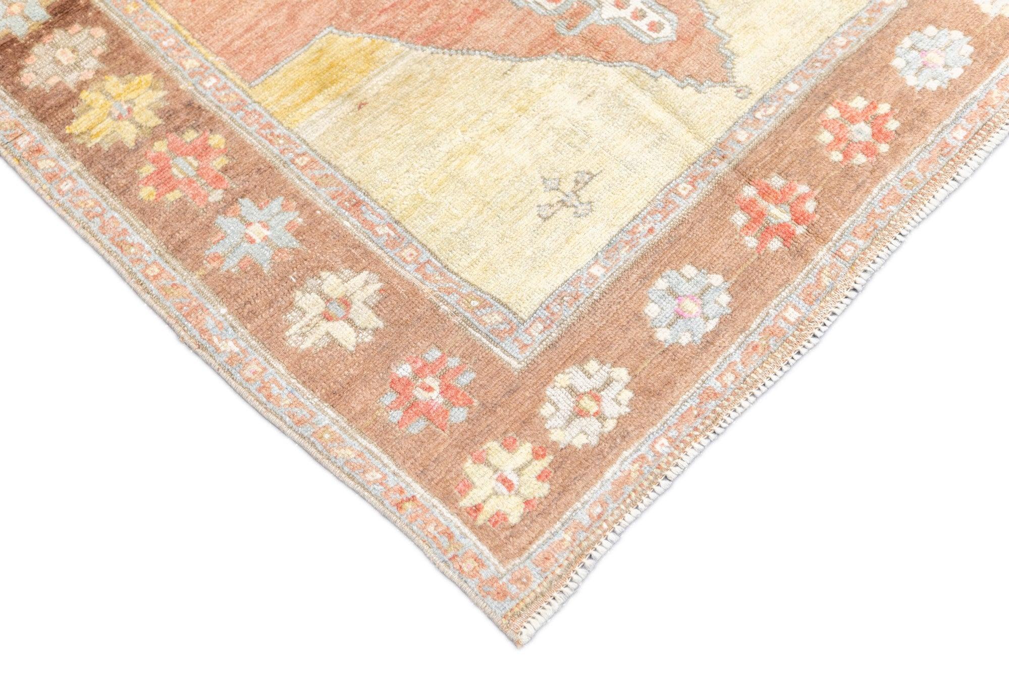 Oushak-Teppich 3'8'' x 5'3'' (Türkisch) im Angebot