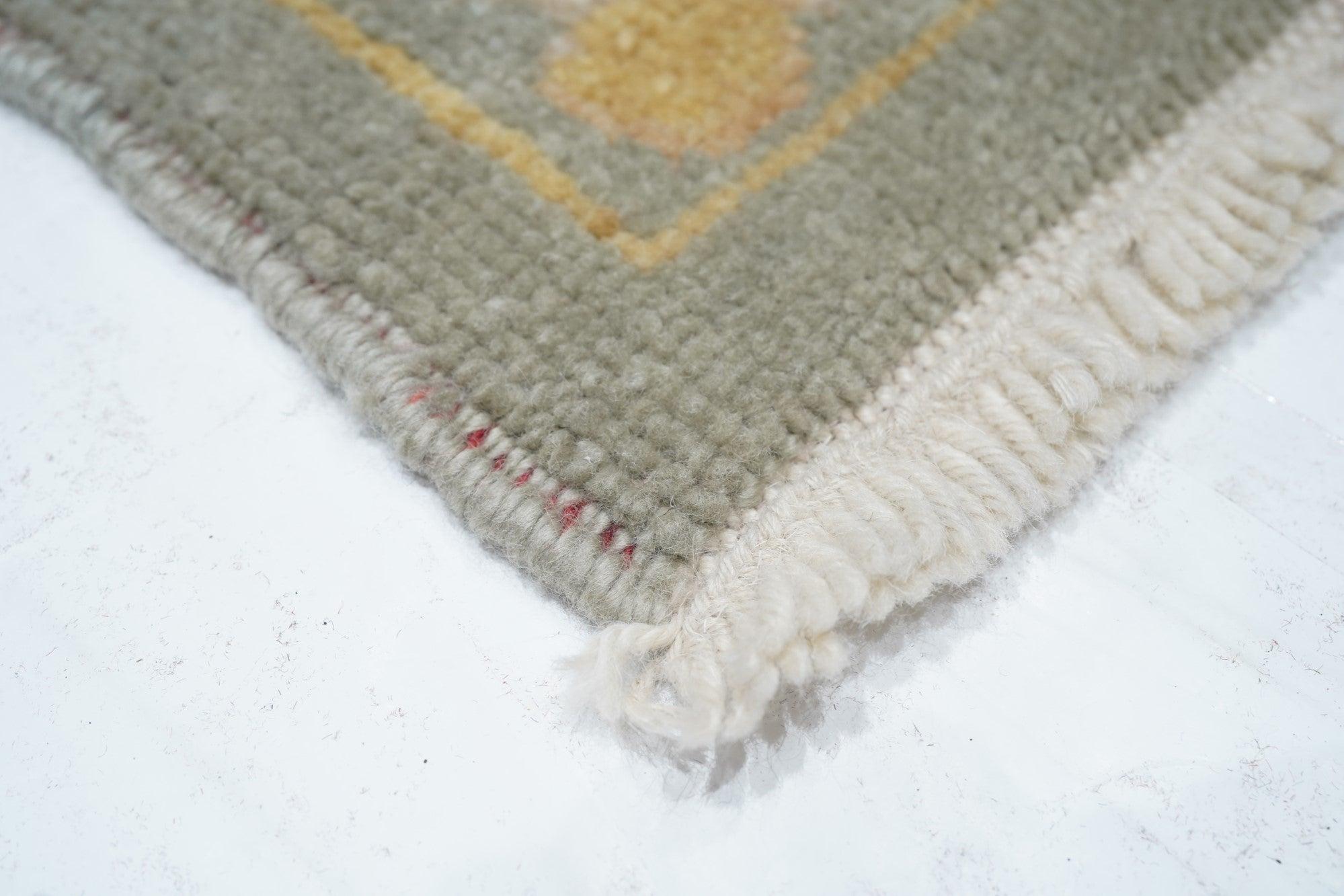 Turkish Oushak Rug 4'1'' x 6'1'' For Sale