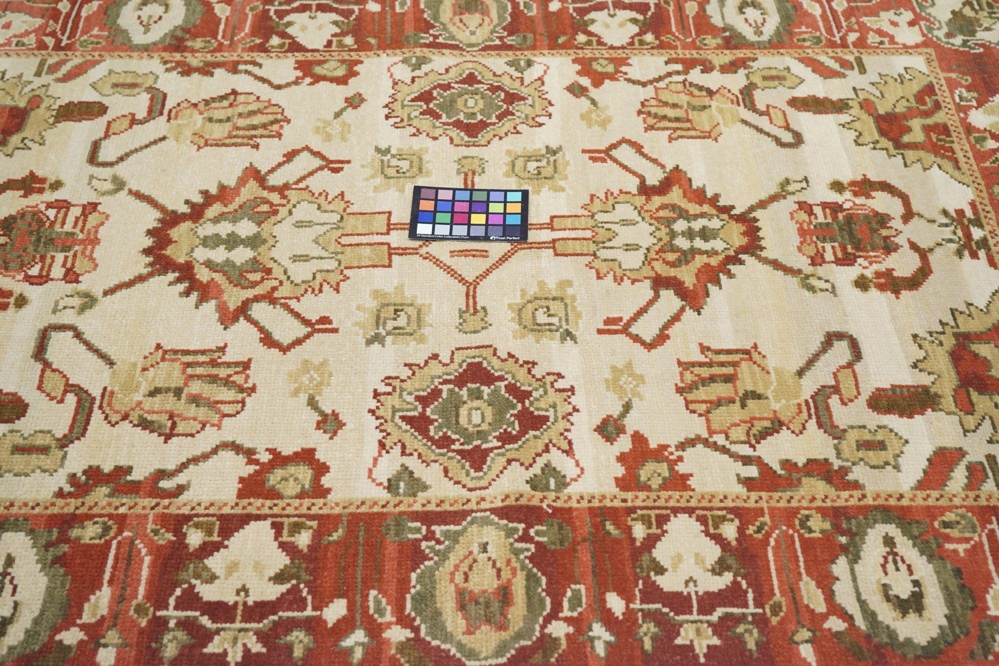 Oushak Rug 4'1'' x 6'1'' For Sale 1