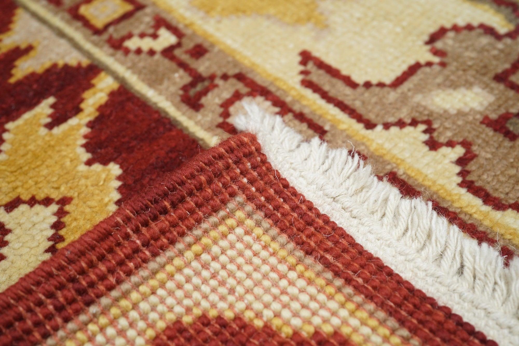 Oushak-Teppich 4'1'' x 6'1'' im Angebot 3