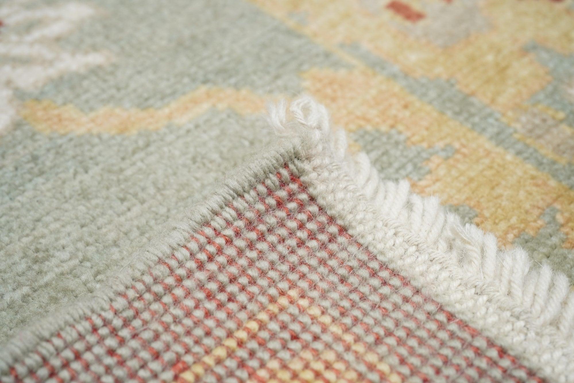 Oushak Rug 4'1'' x 6'1'' For Sale 3