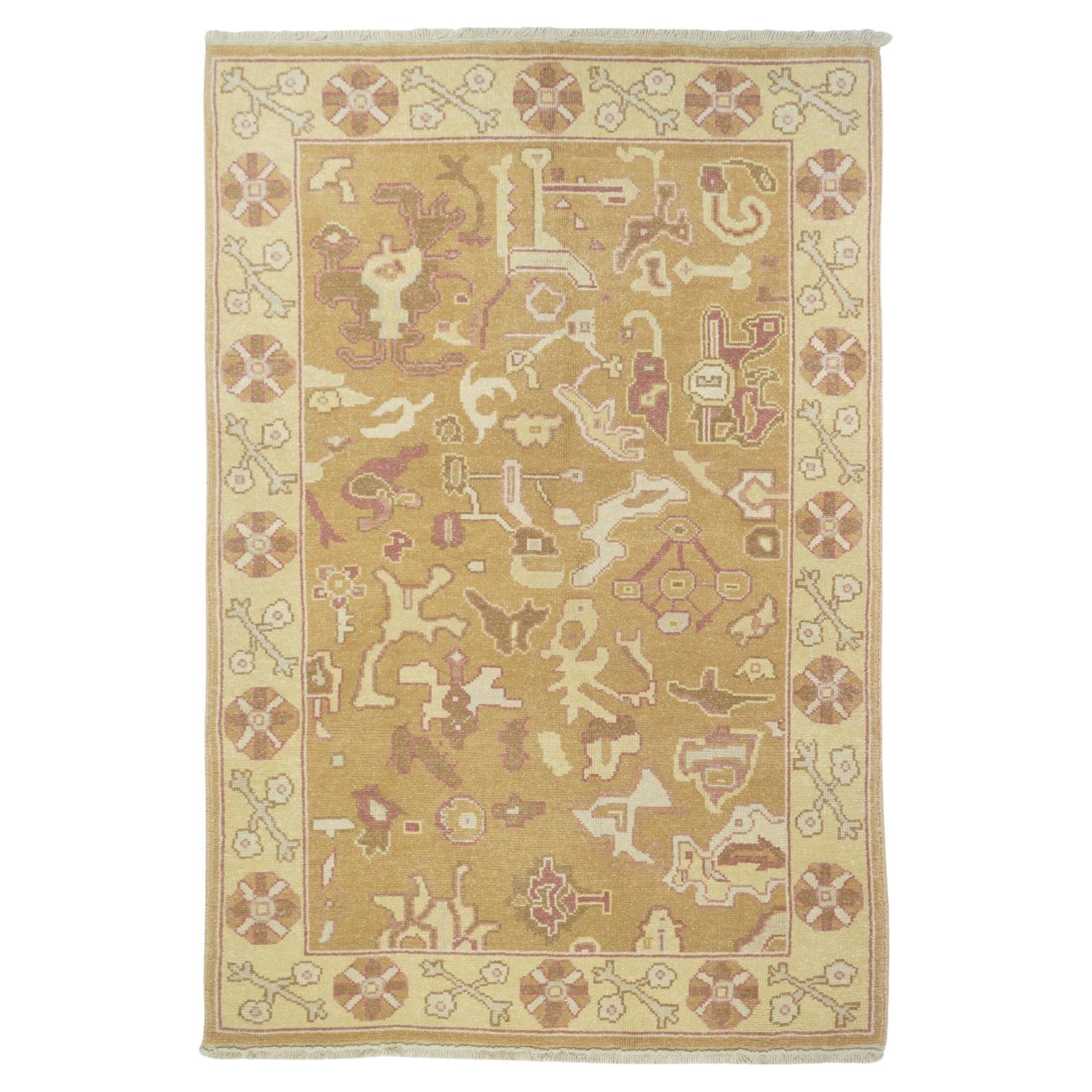 Oushak Rug 4'1'' x 6'1''