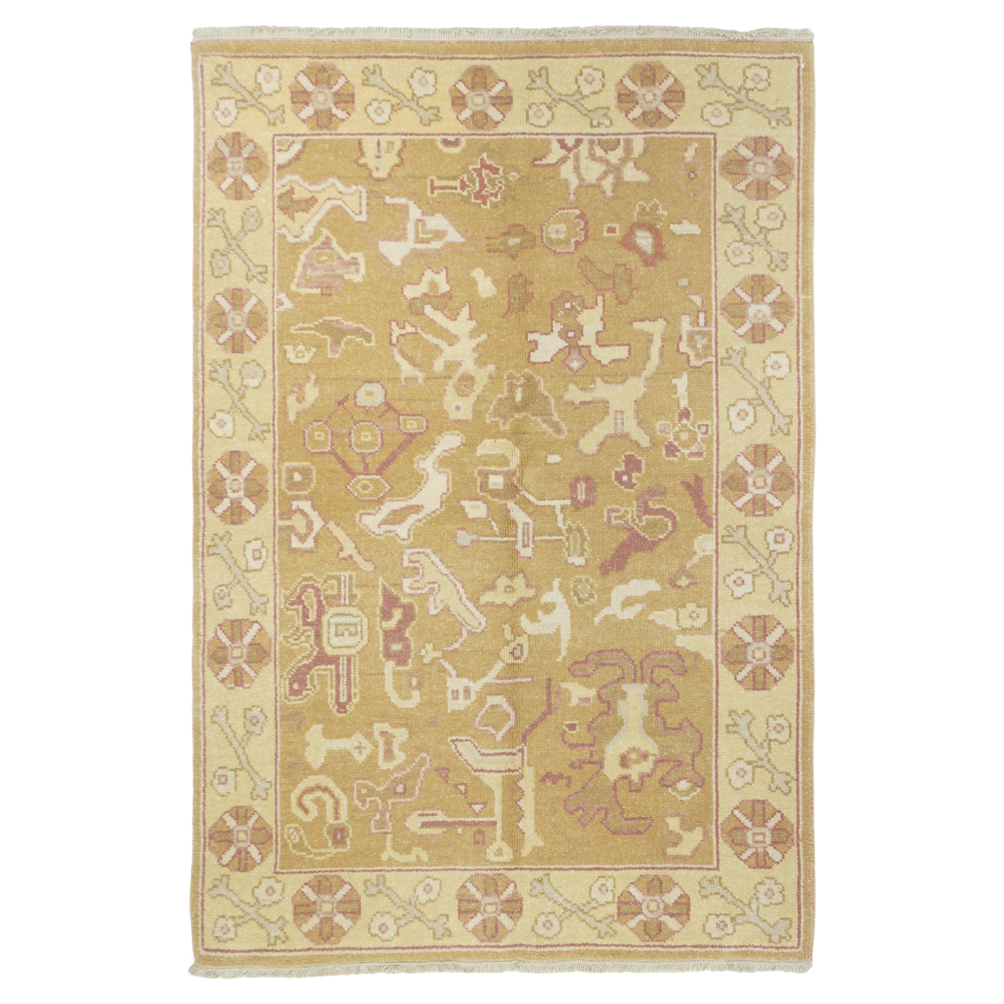 Oushak Rug 4'1'' x 6'1''