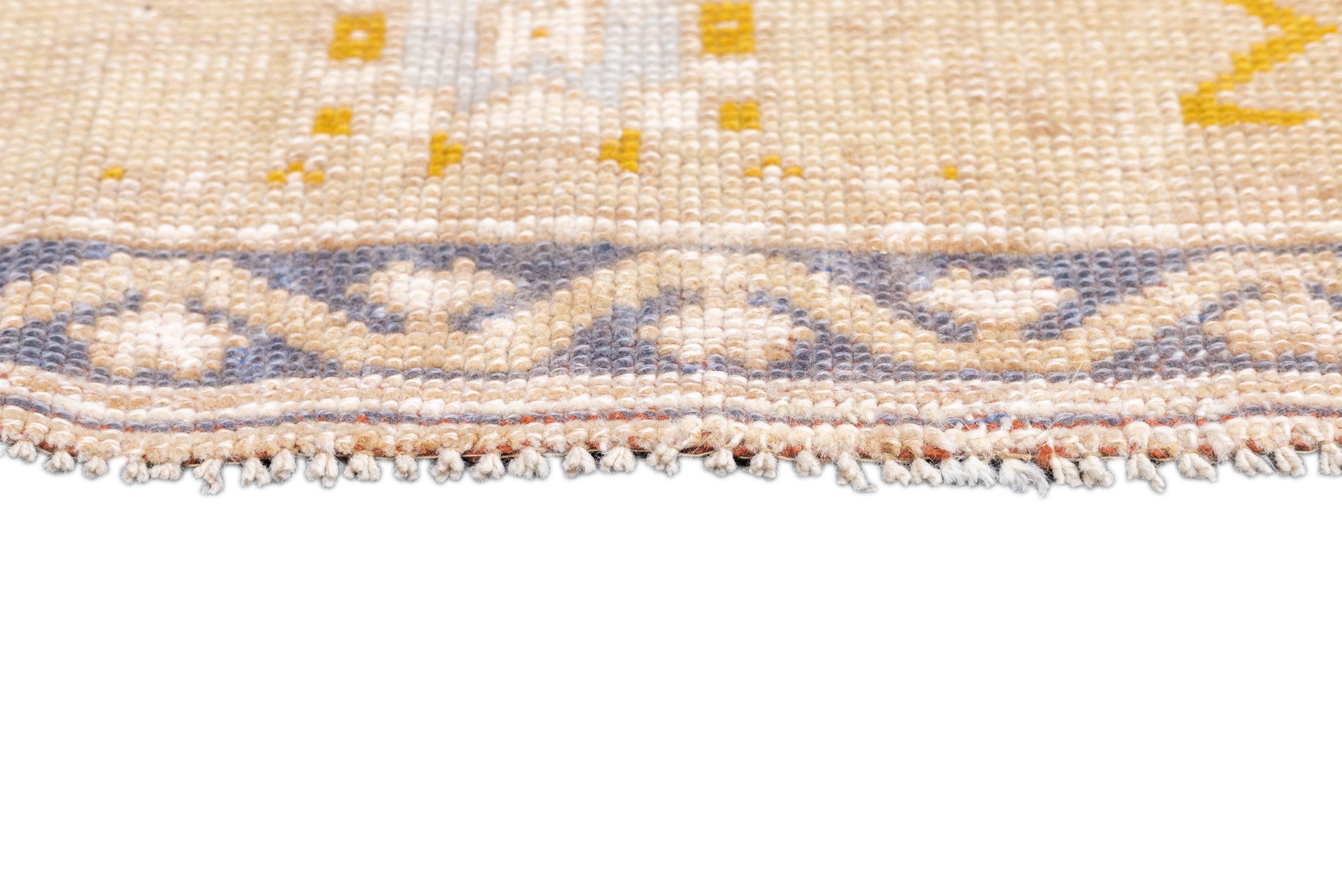 Oushak-Teppich 4'5'' x 7'5'' im Angebot 1
