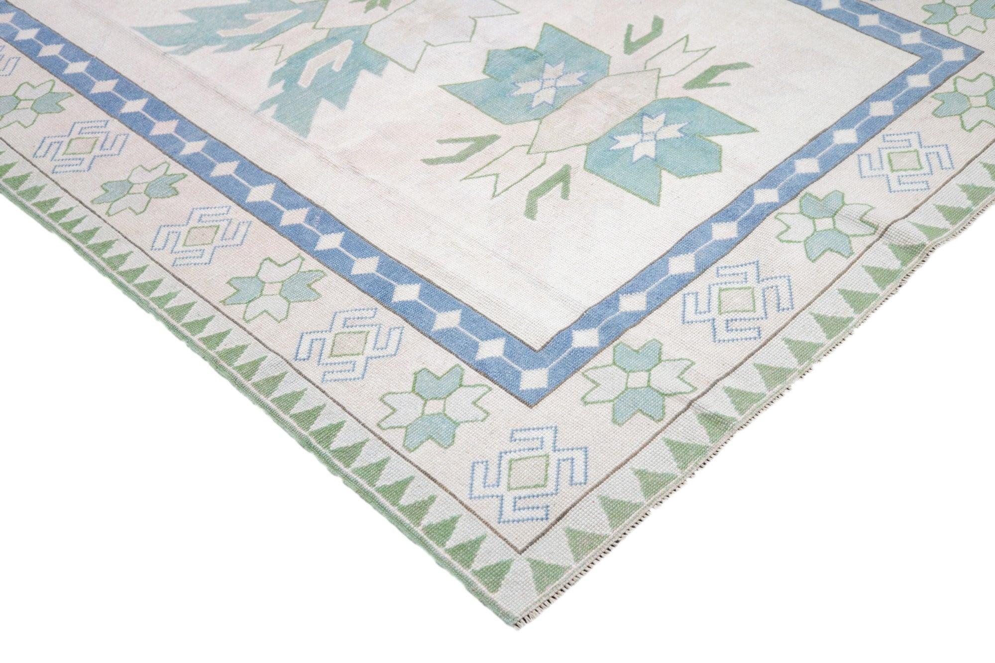 Turkish Oushak Rug 5'9'' x 8'4'' For Sale