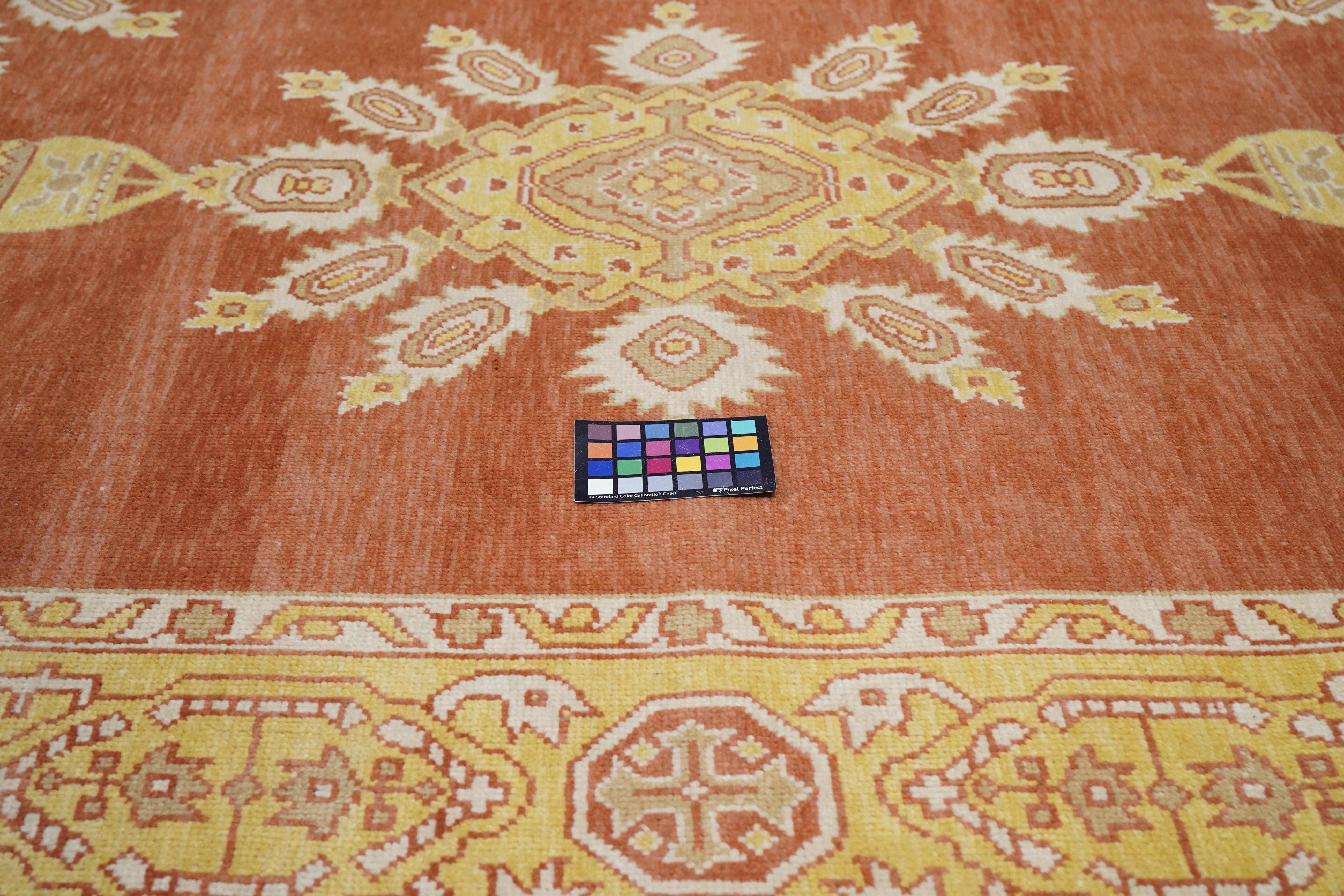 Oushak Rug 6'0'' x 9'0'' For Sale 4