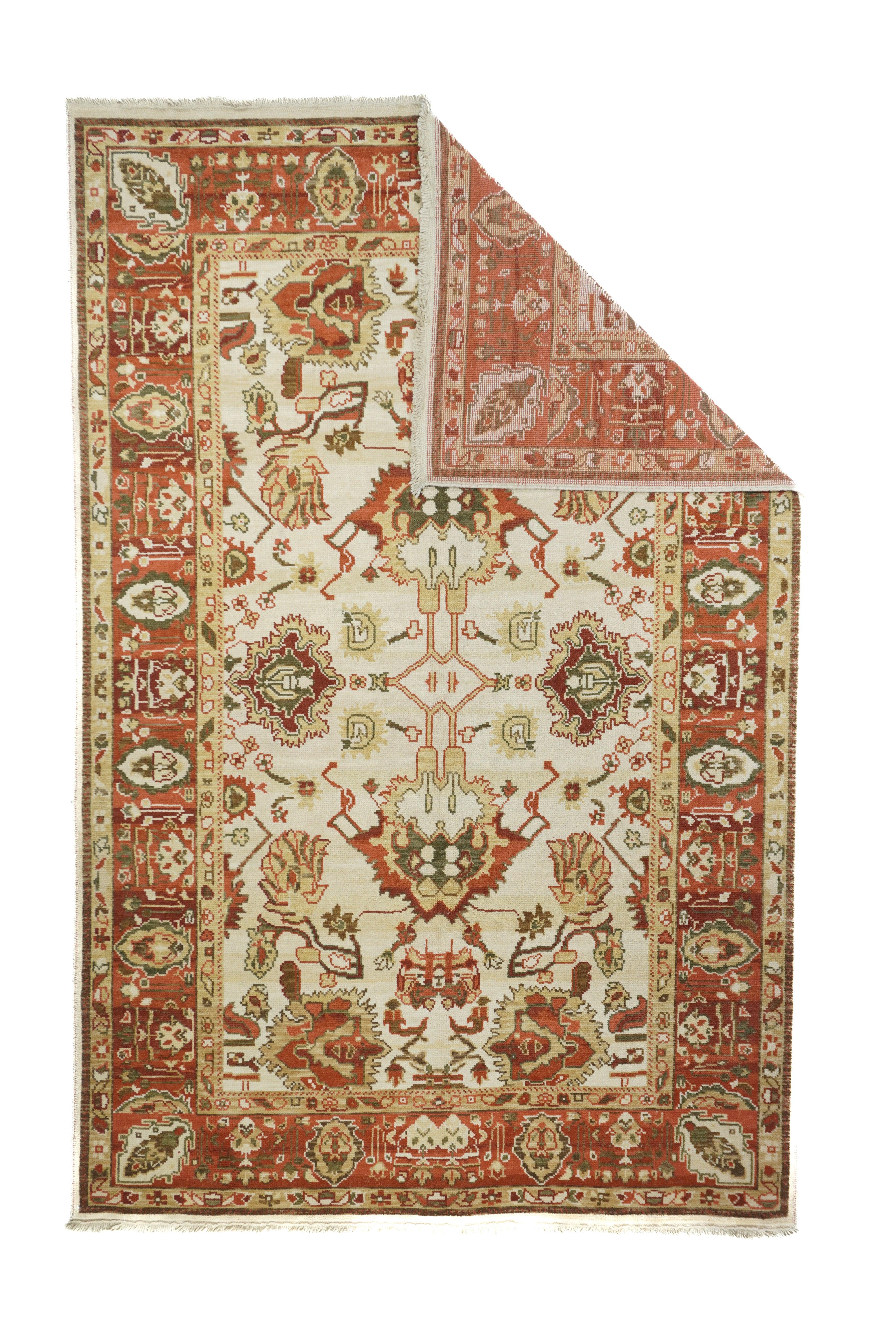 Oushak-Teppich 6'0'' x 9'0''.