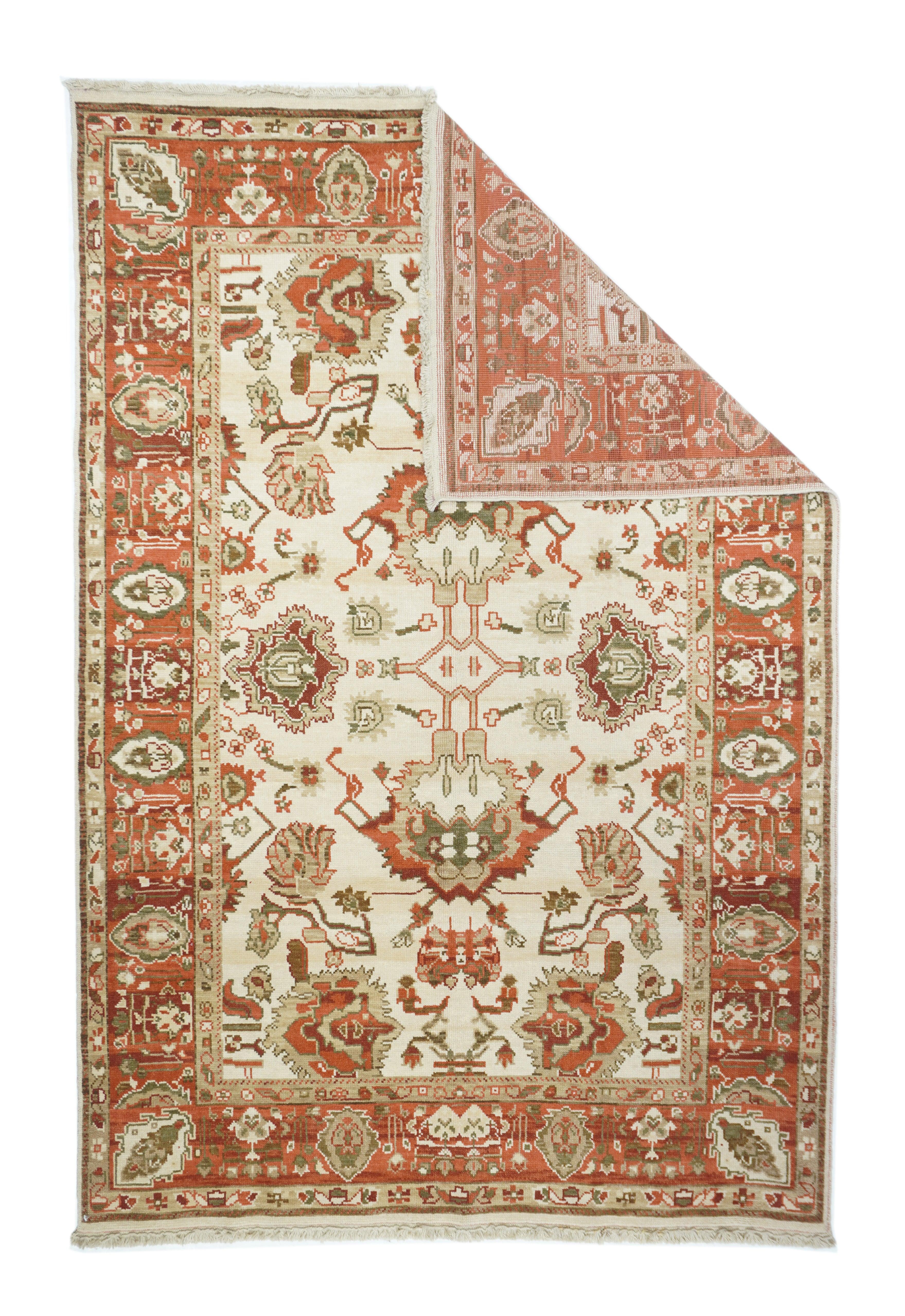 Tappeto Oushak 6'0'' x 9'0''.