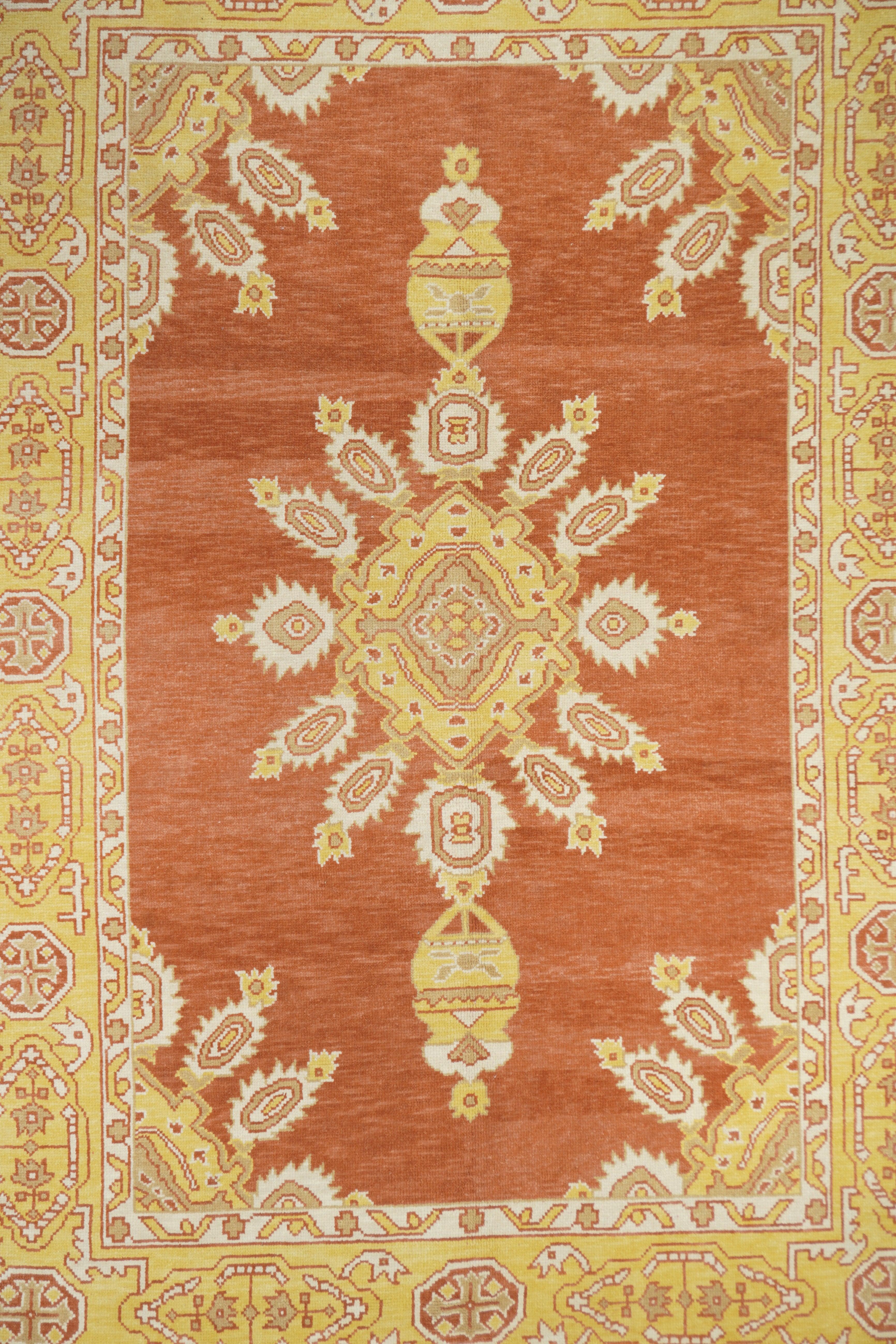 Turkish Oushak Rug 6'0'' x 9'0'' For Sale