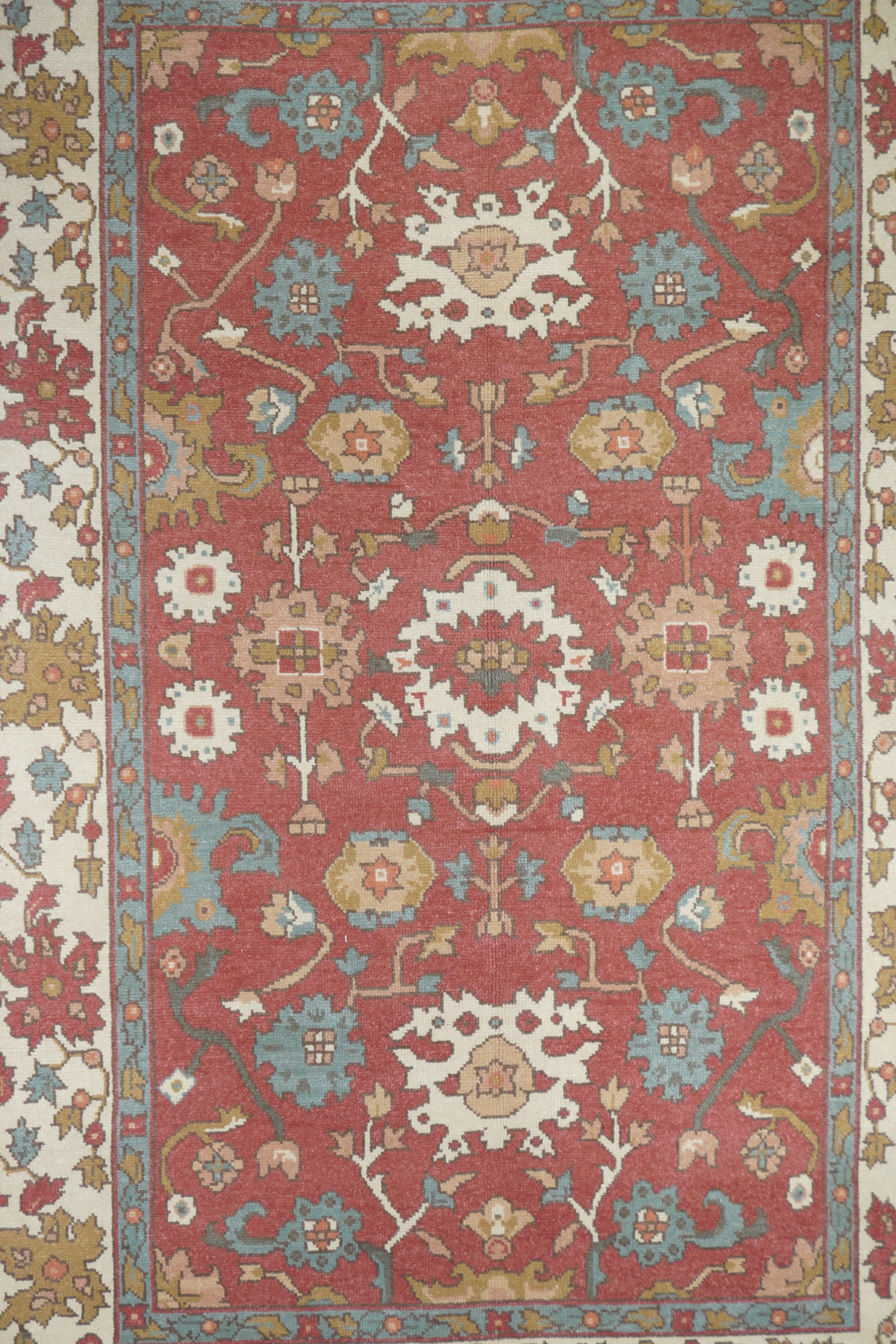 Oushak-Teppich 6'0'' x 9'0'' (Türkisch) im Angebot