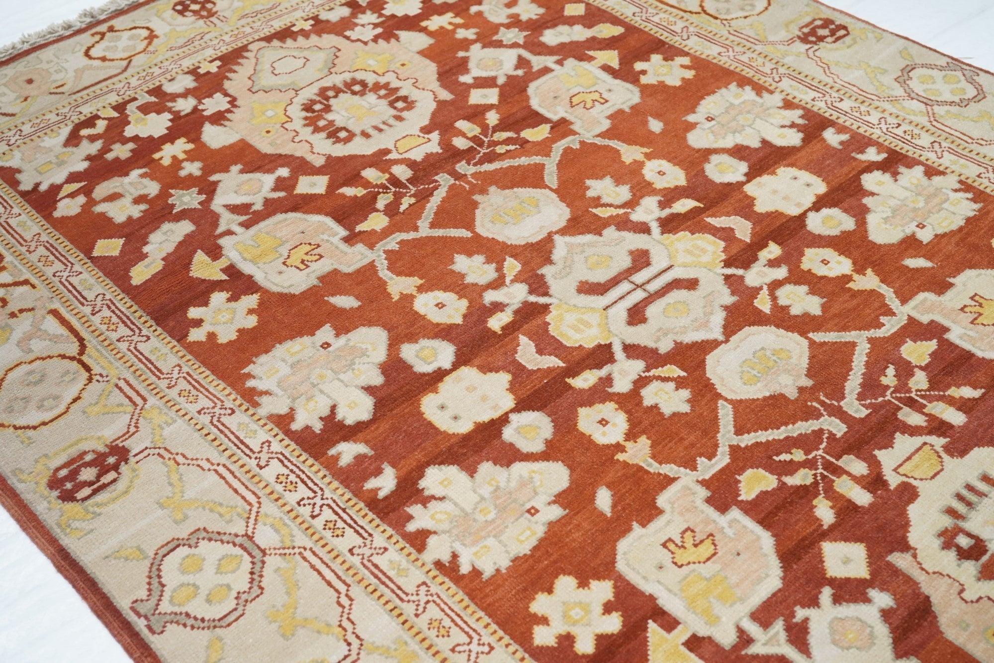 Contemporary Oushak Rug 6'0