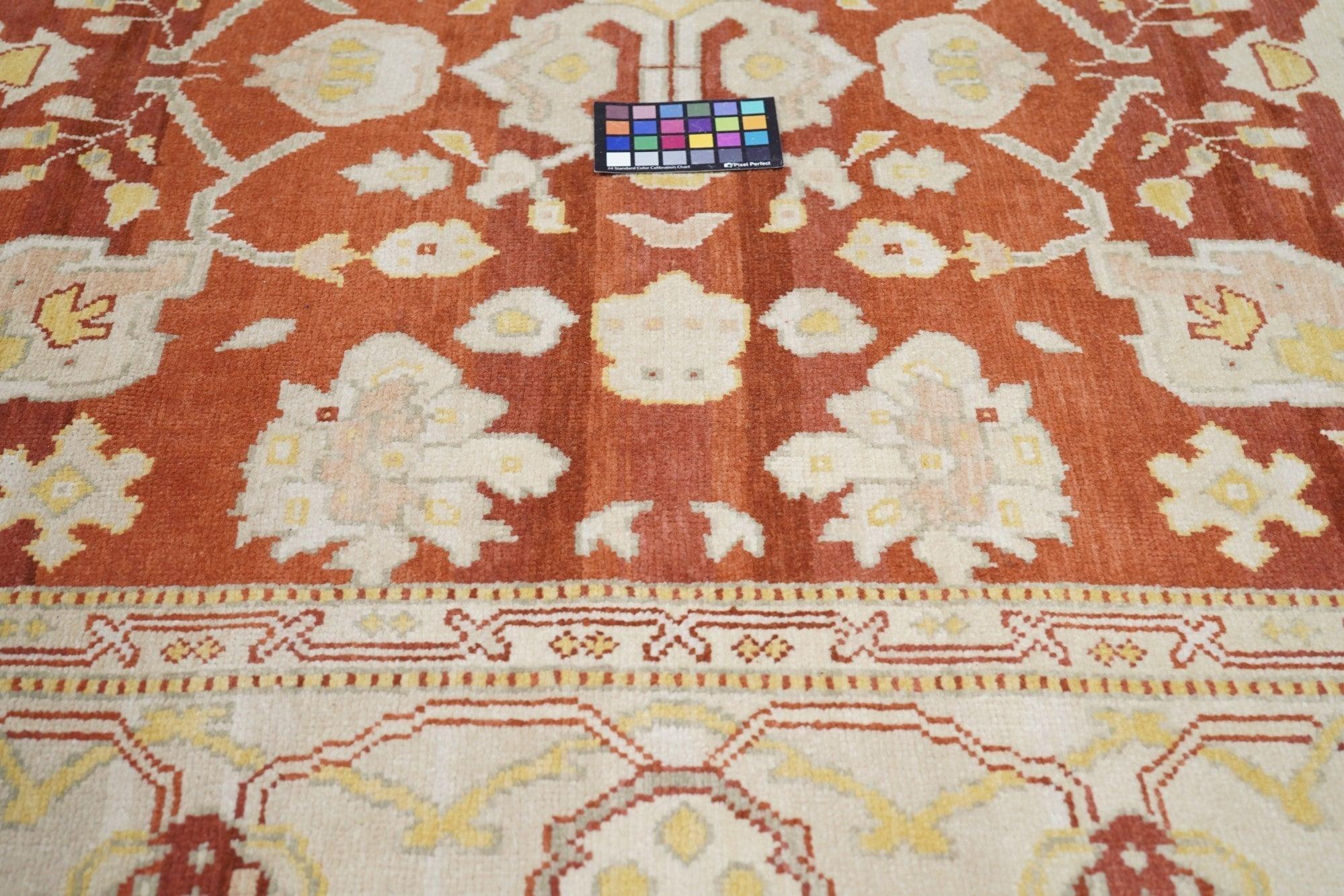 Wool Oushak Rug 6'0