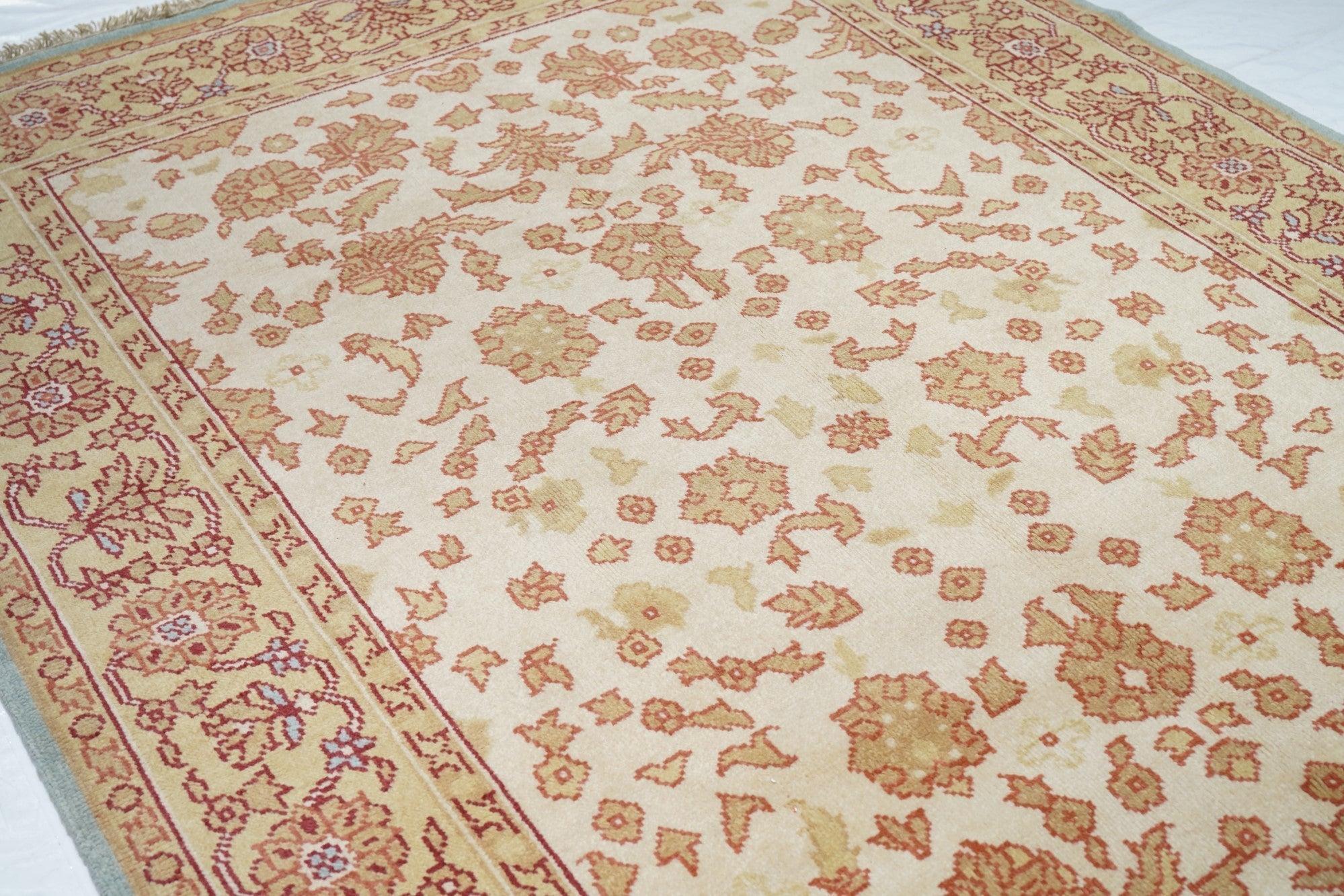 Wool Oushak Rug 6'0