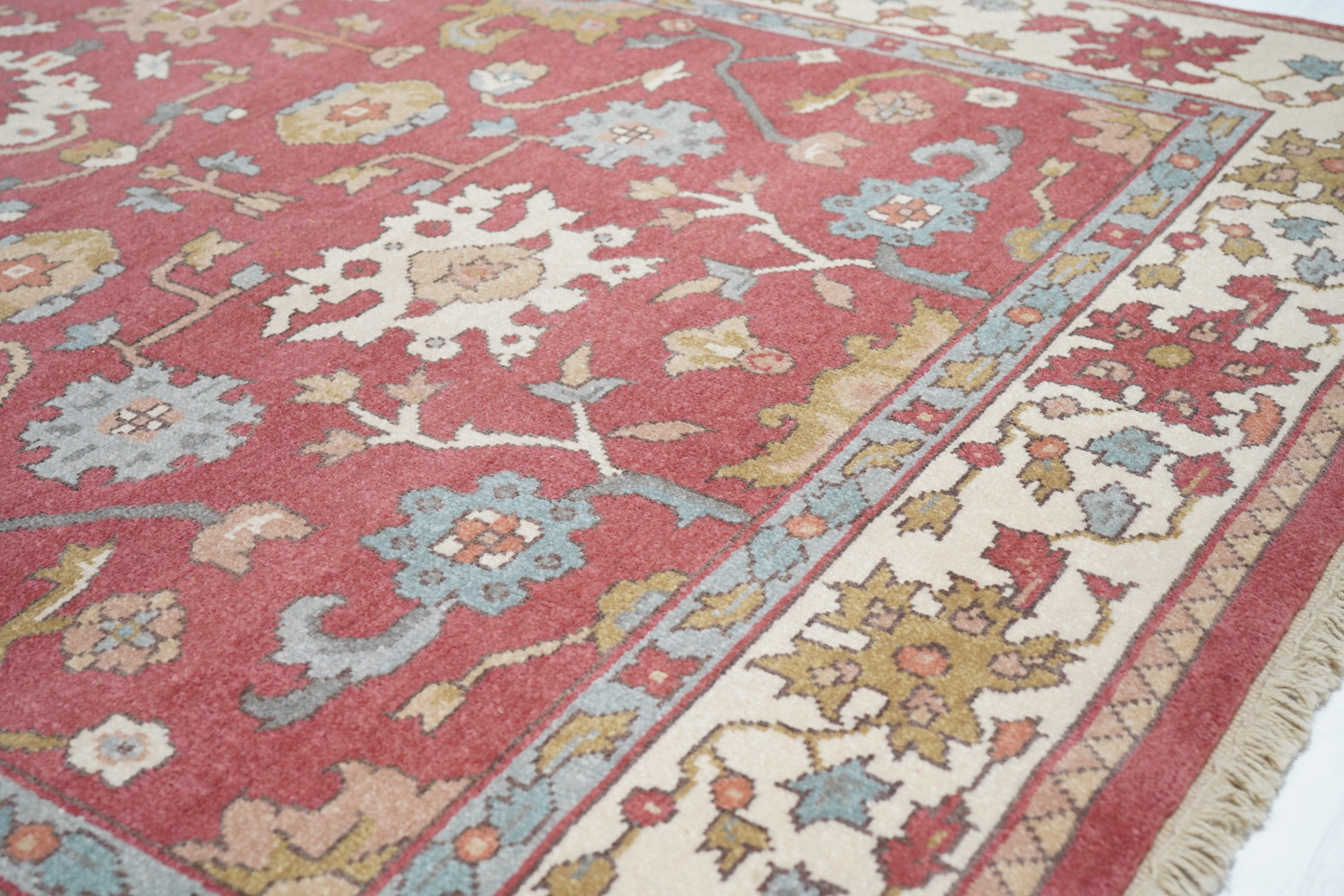Alfombra Oushak 6'0'' x 9'0'' Lana en venta